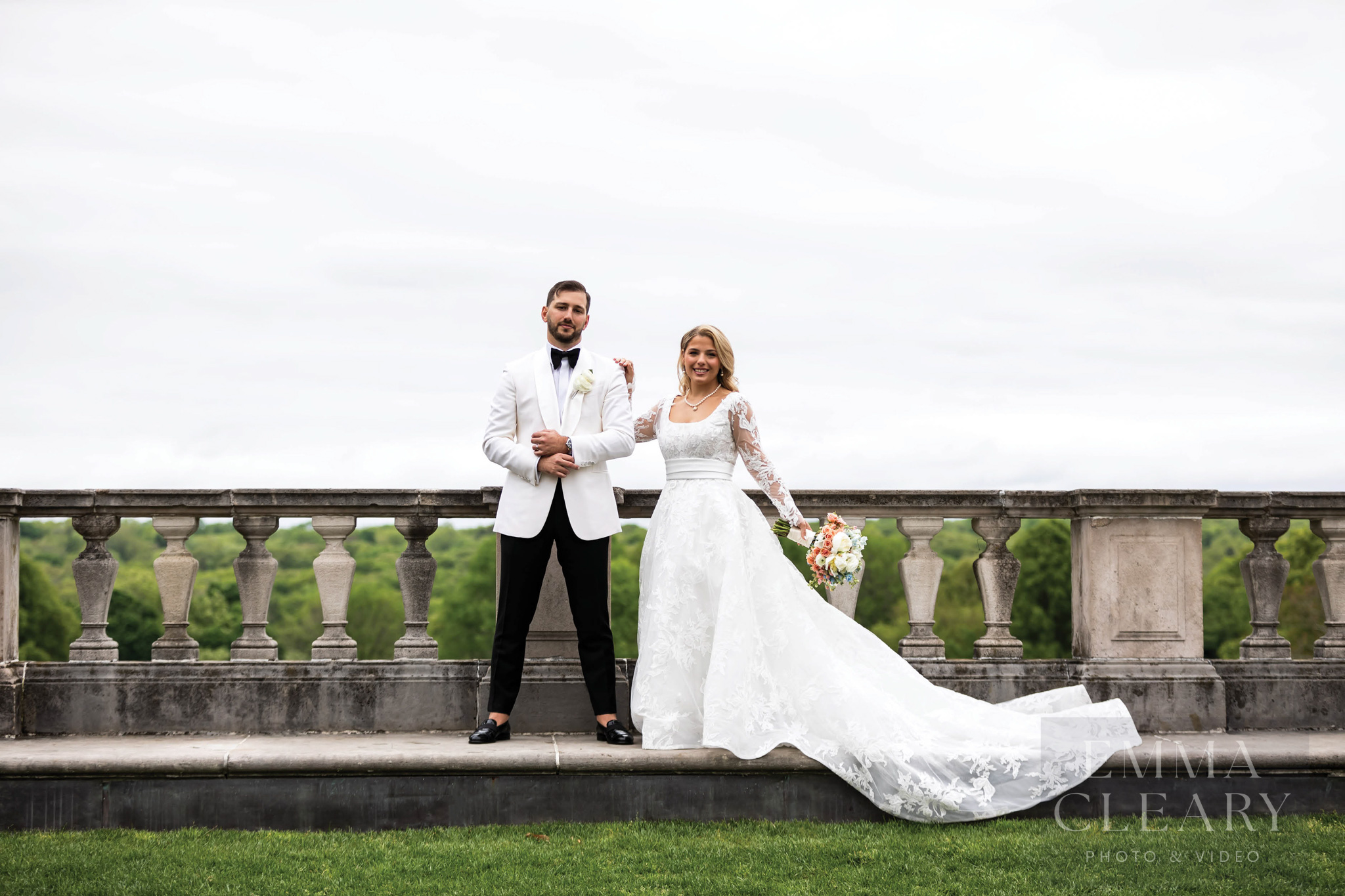 Wedding photo of the couple