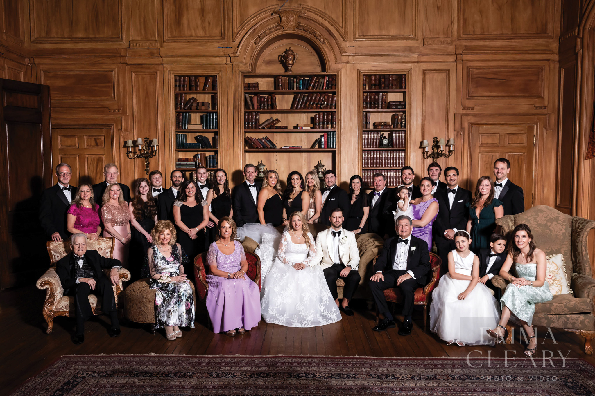 Group wedding portrait