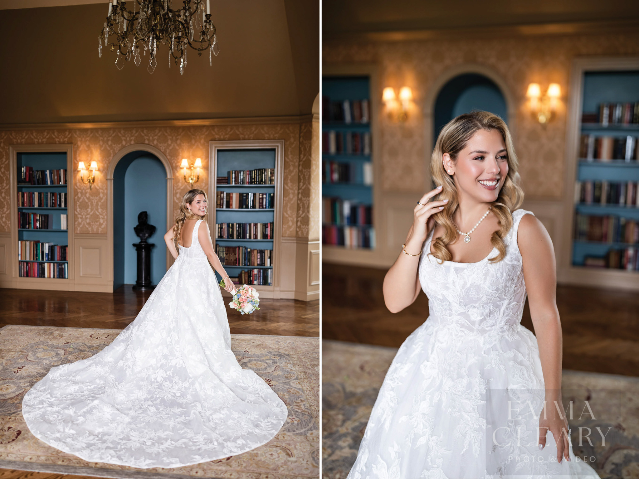 Wedding photo of the bride