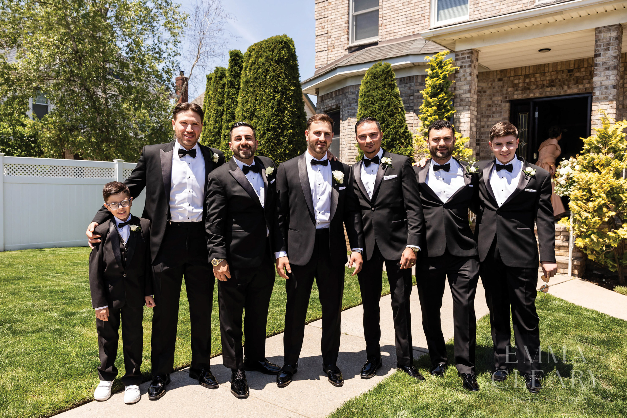 Groom and groomsmen
