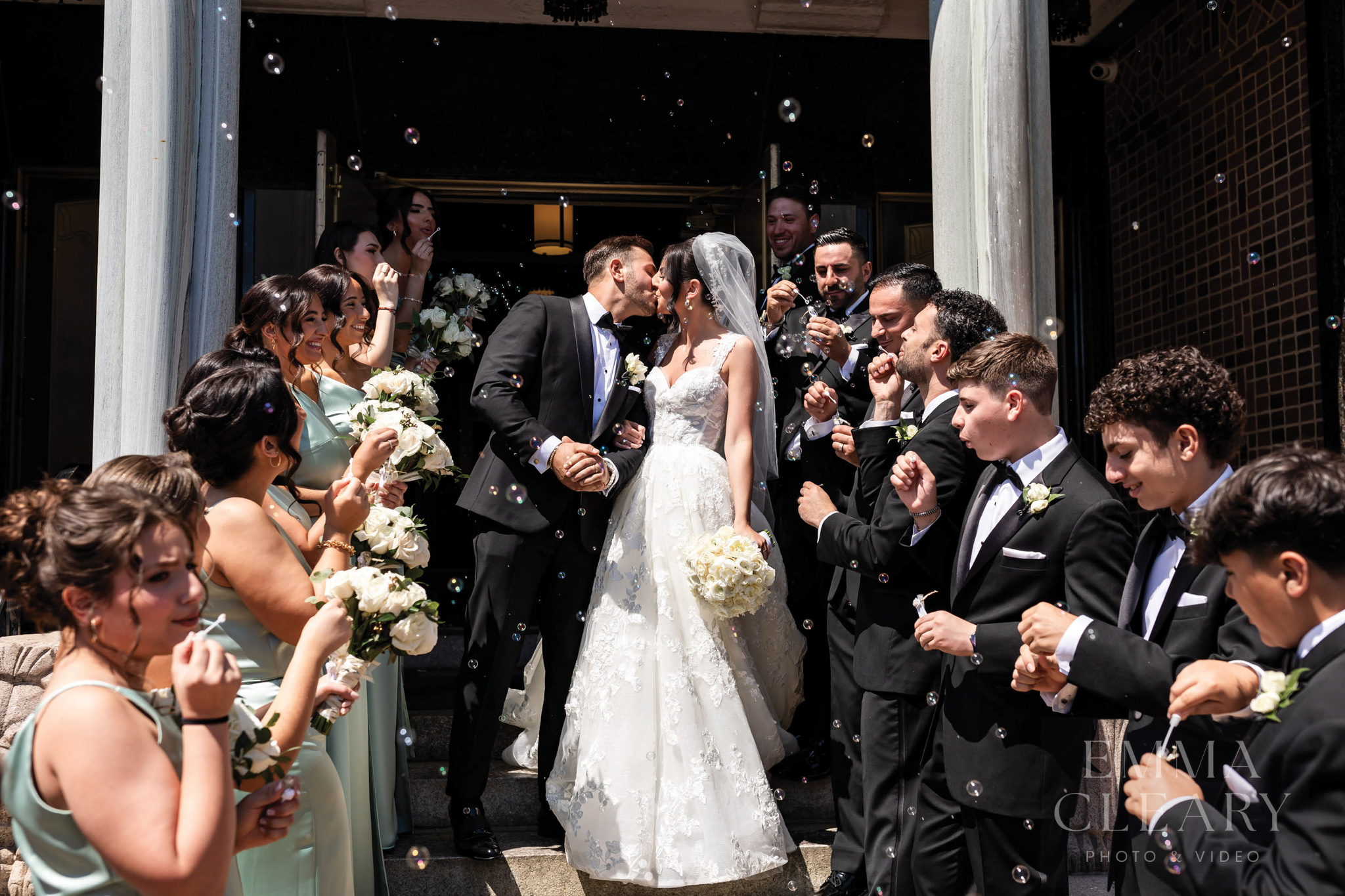Wedding kiss