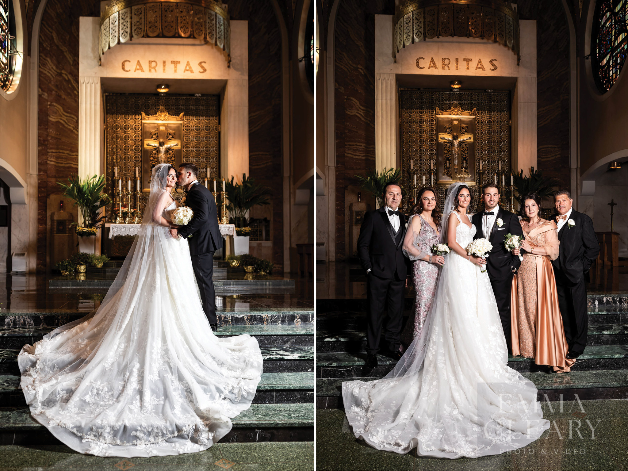 Group wedding portrait