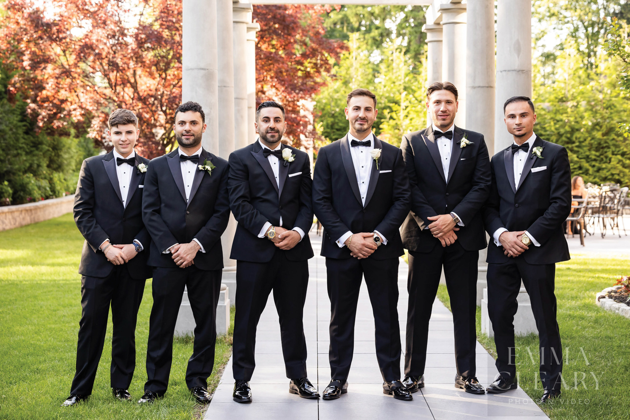 Groom and groomsmen
