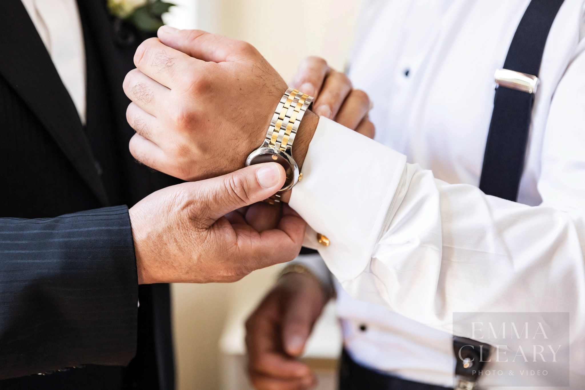 The groom's watch