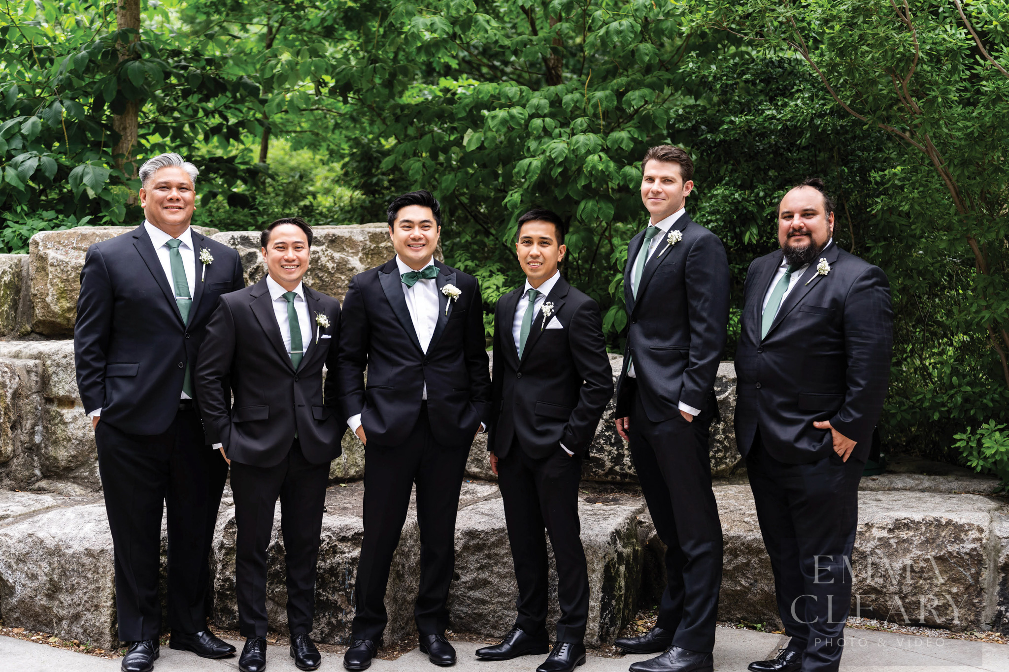 Groom and groomsmen