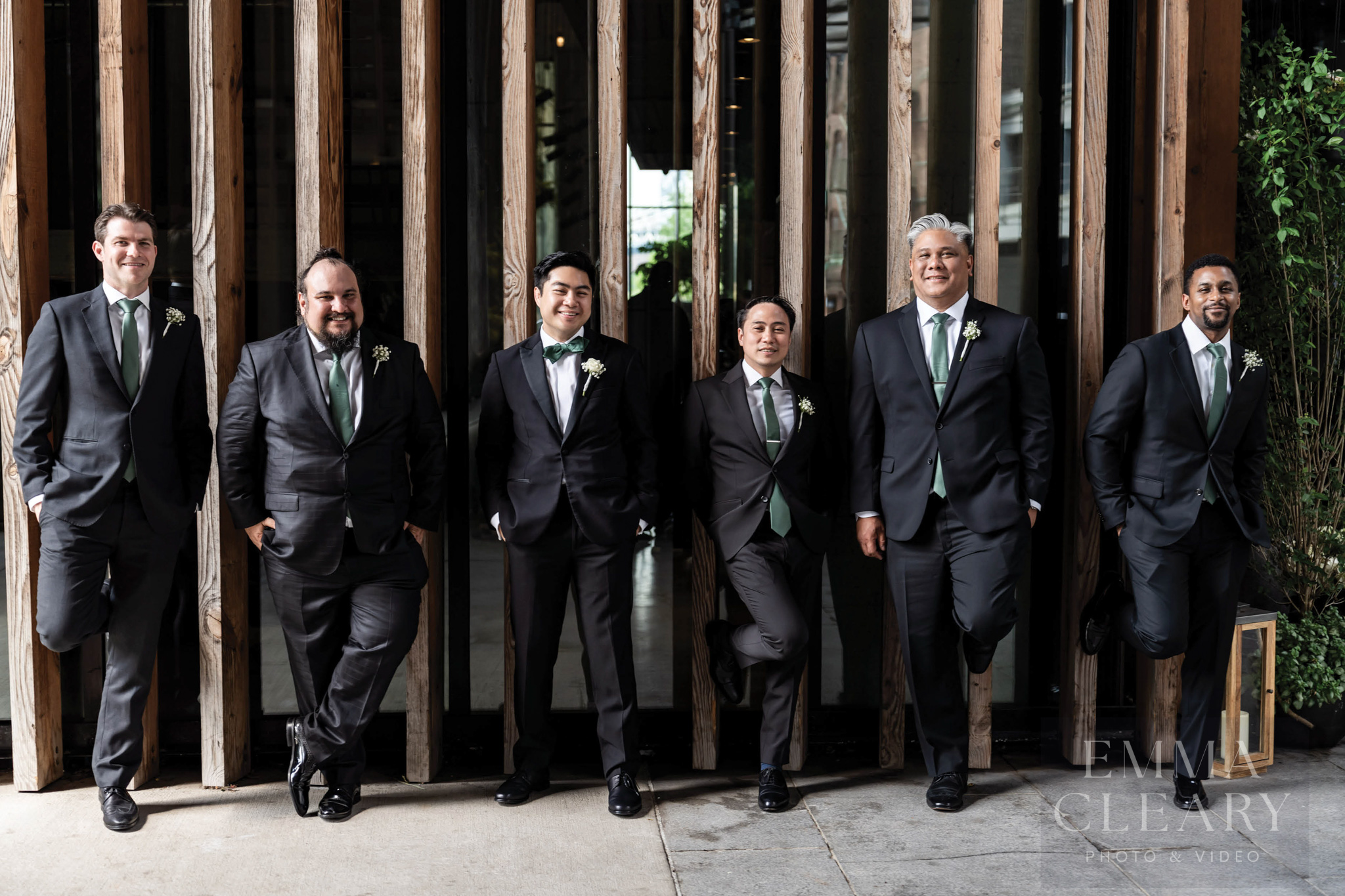 Groom and groomsmen
