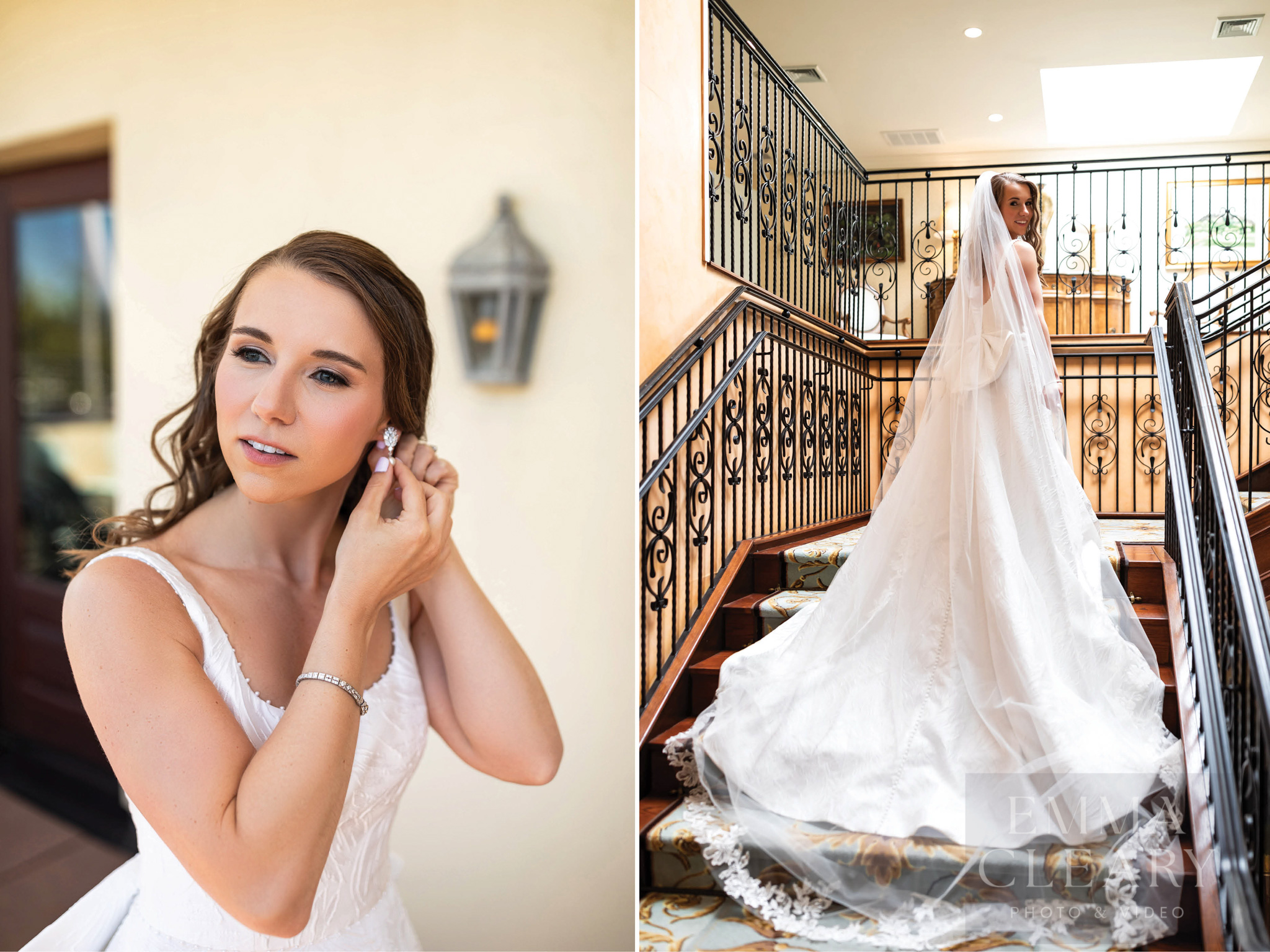 Wedding photo of the bride