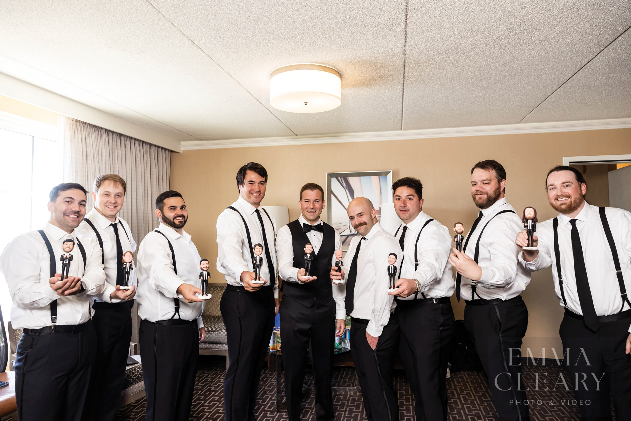 Groom and groomsmen