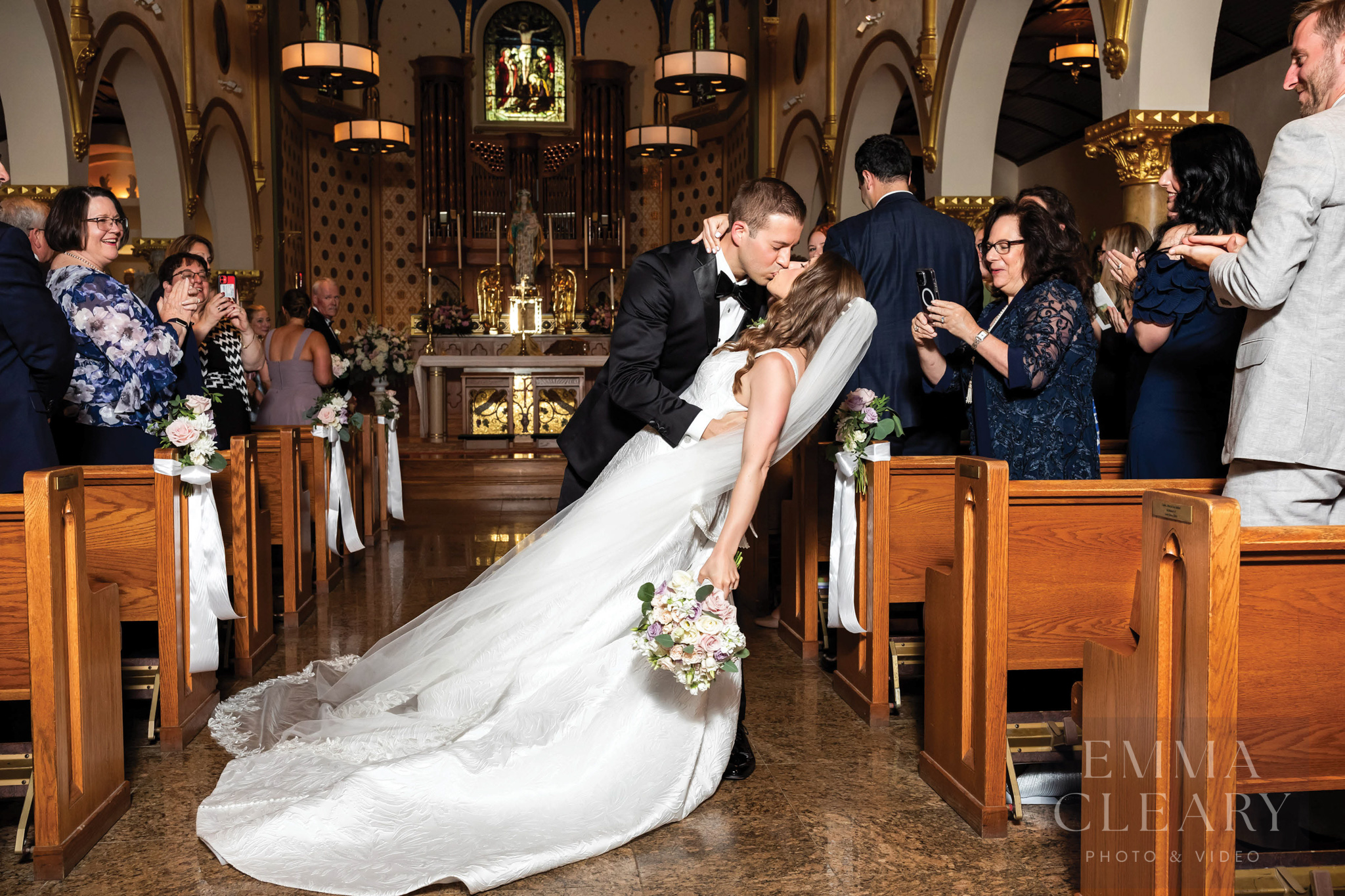 Wedding kiss