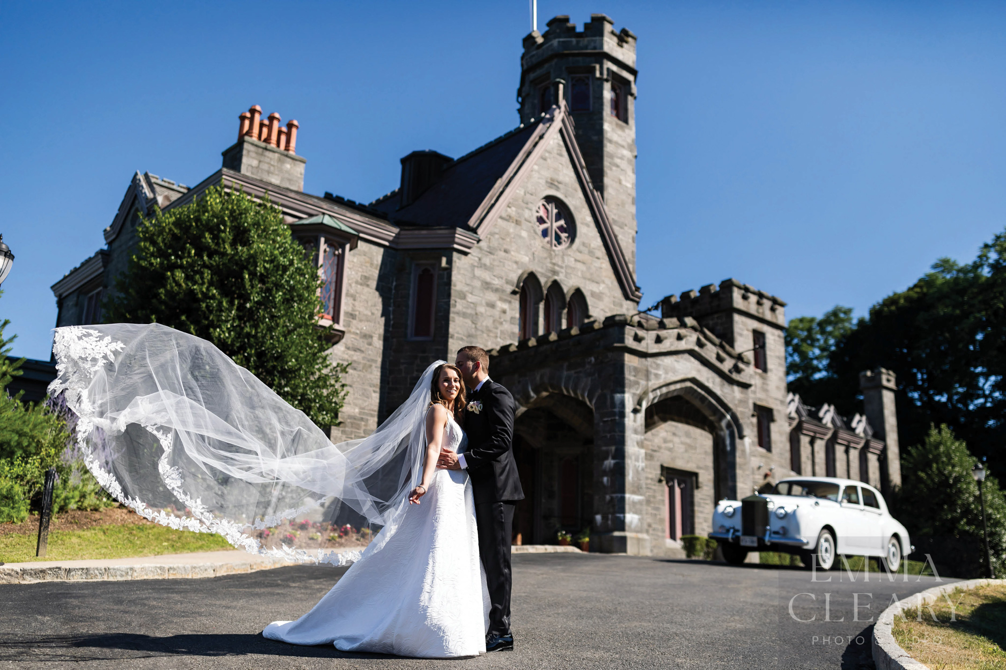 Wedding photo of the couple