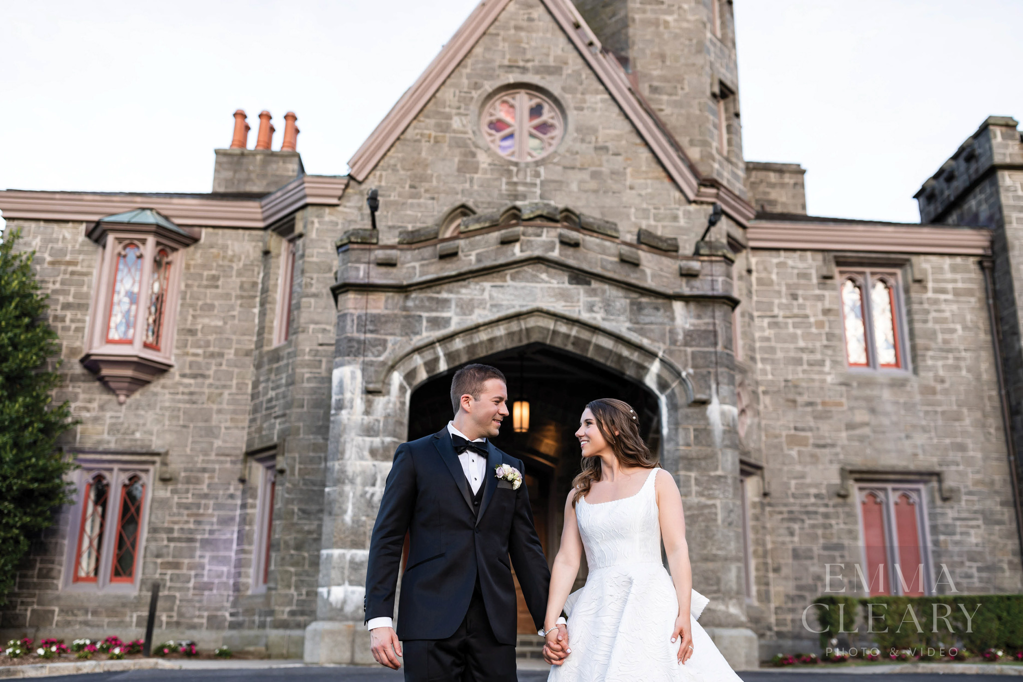 Wedding photo of the couple