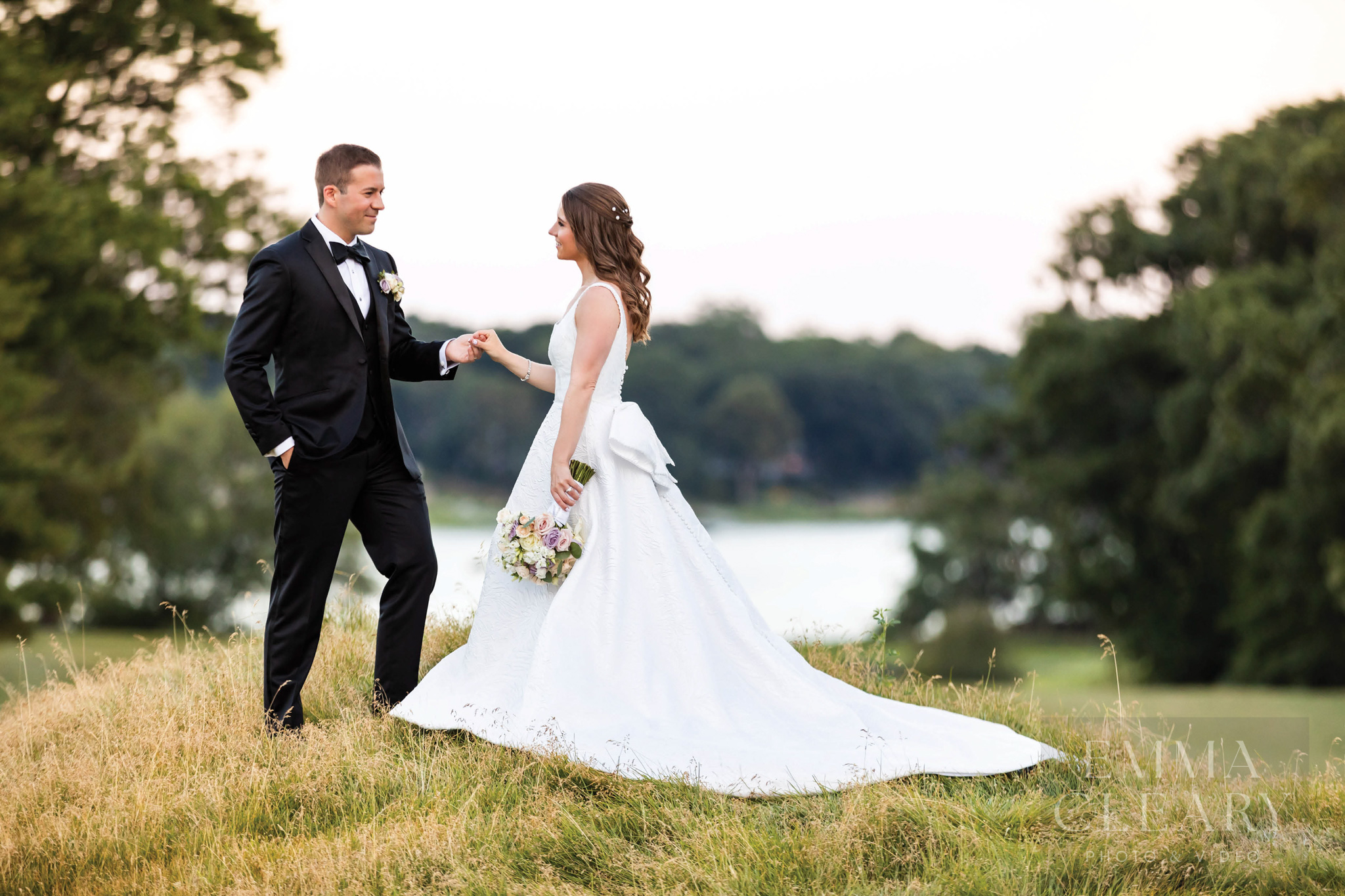 Wedding photo of the couple