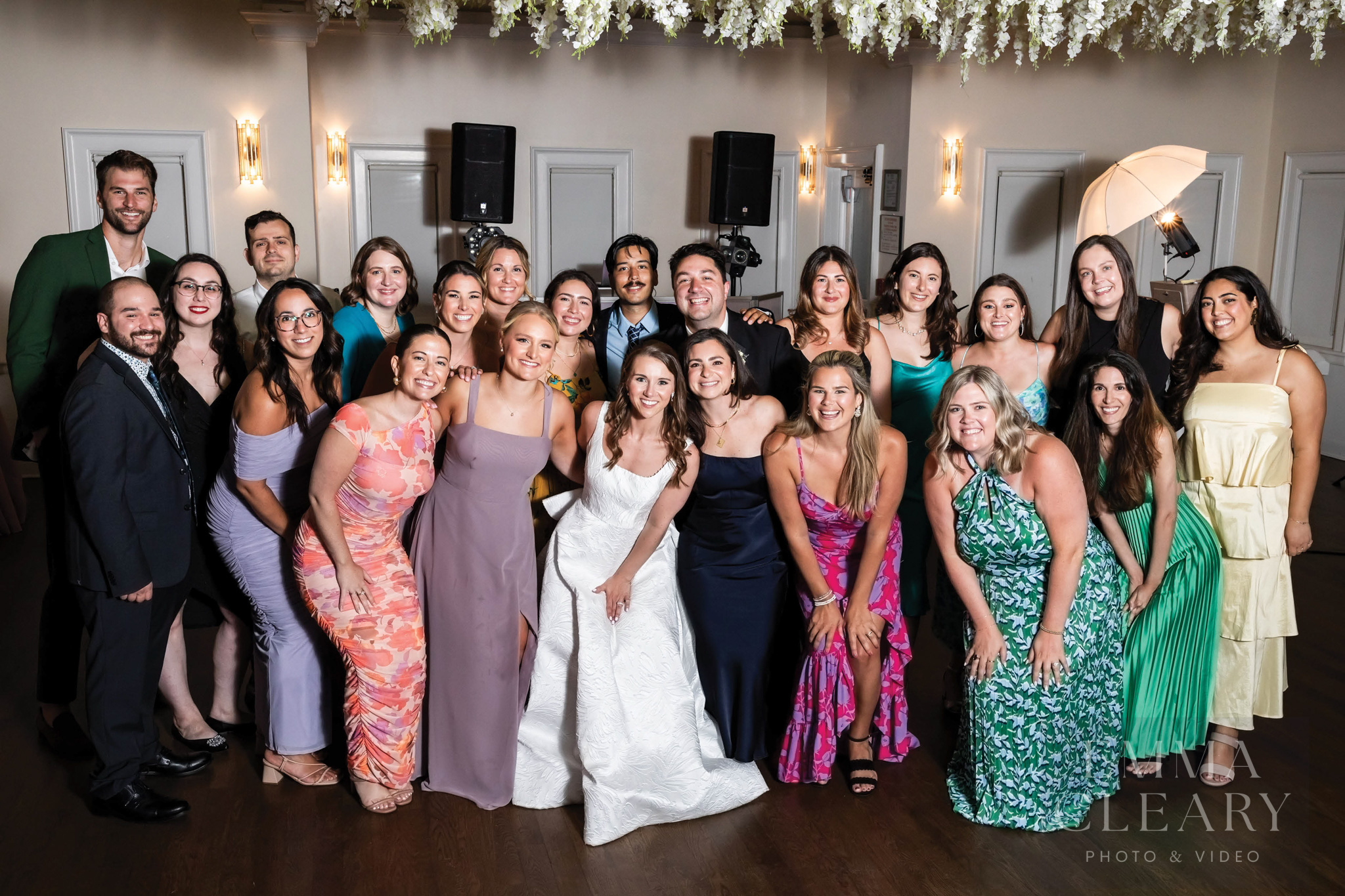 Group wedding portrait