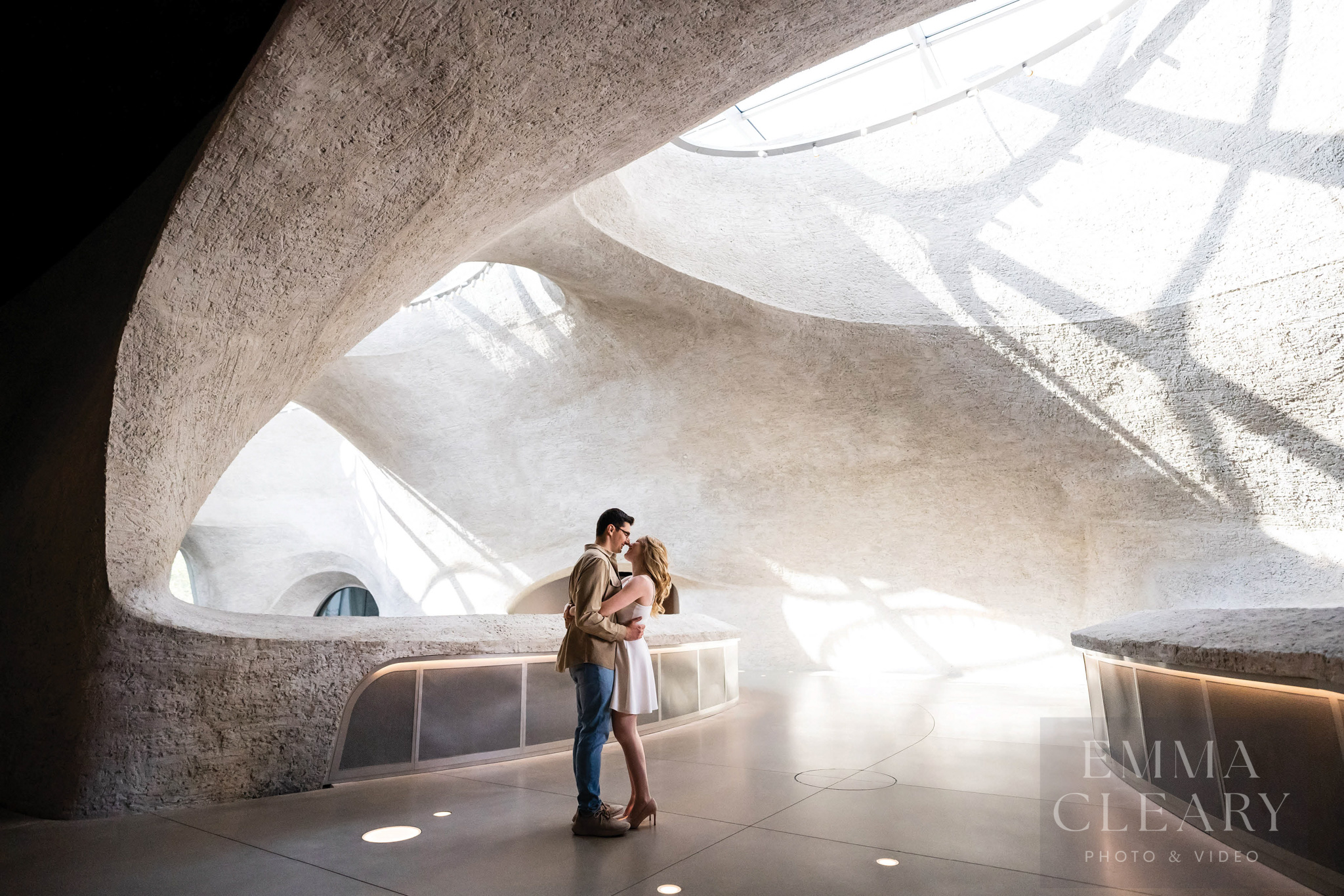 The couple's engagement photo