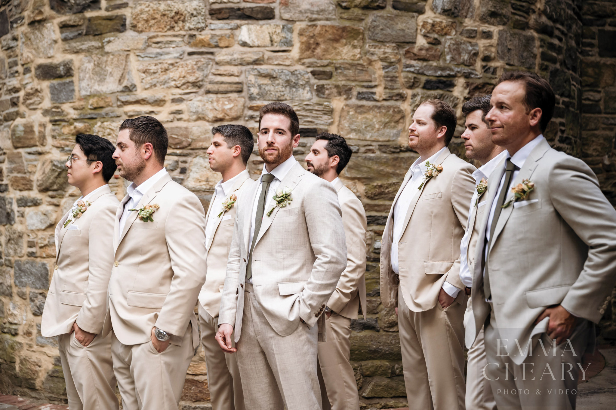 Groom and groomsmen