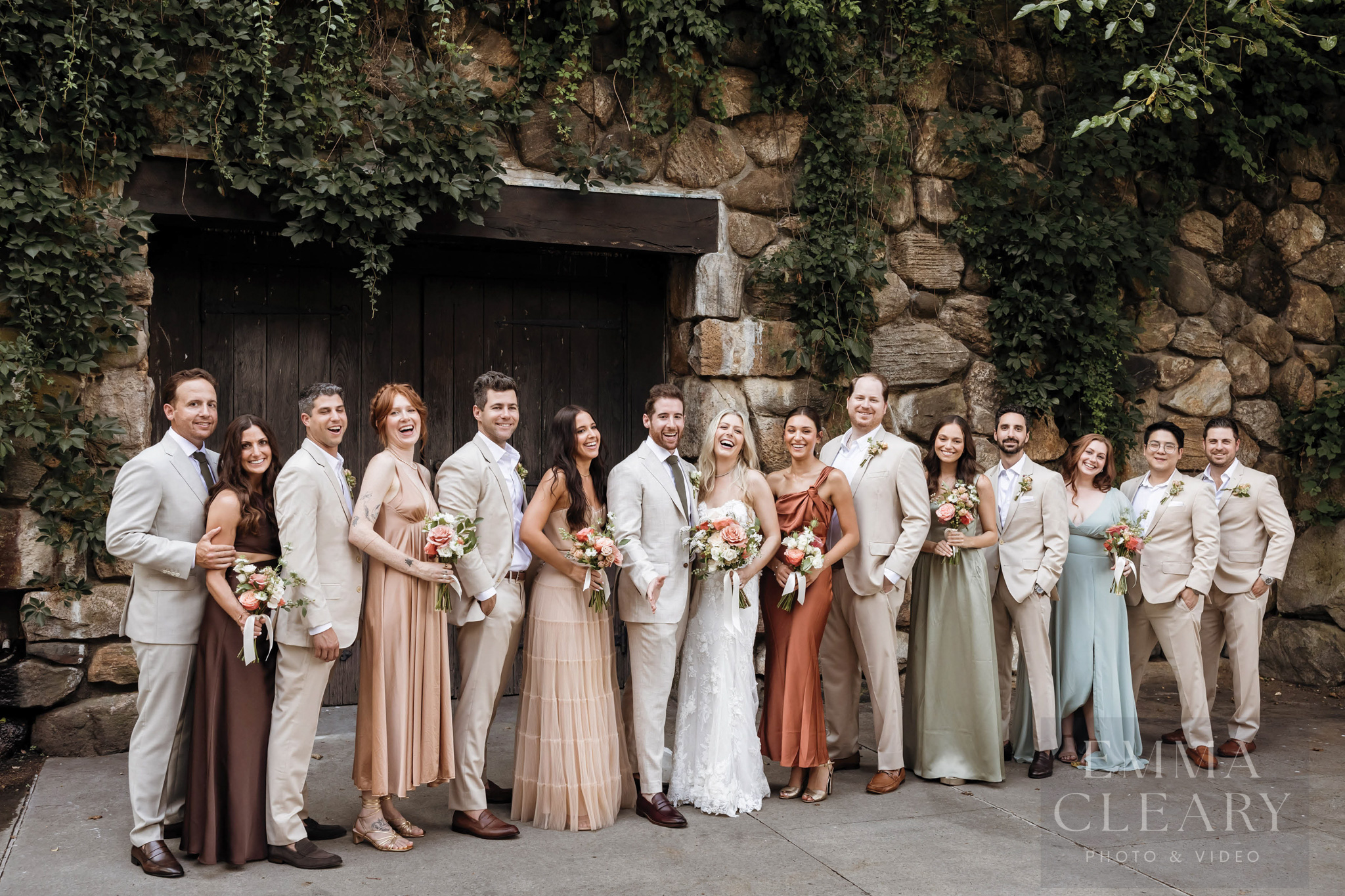 Group wedding portrait
