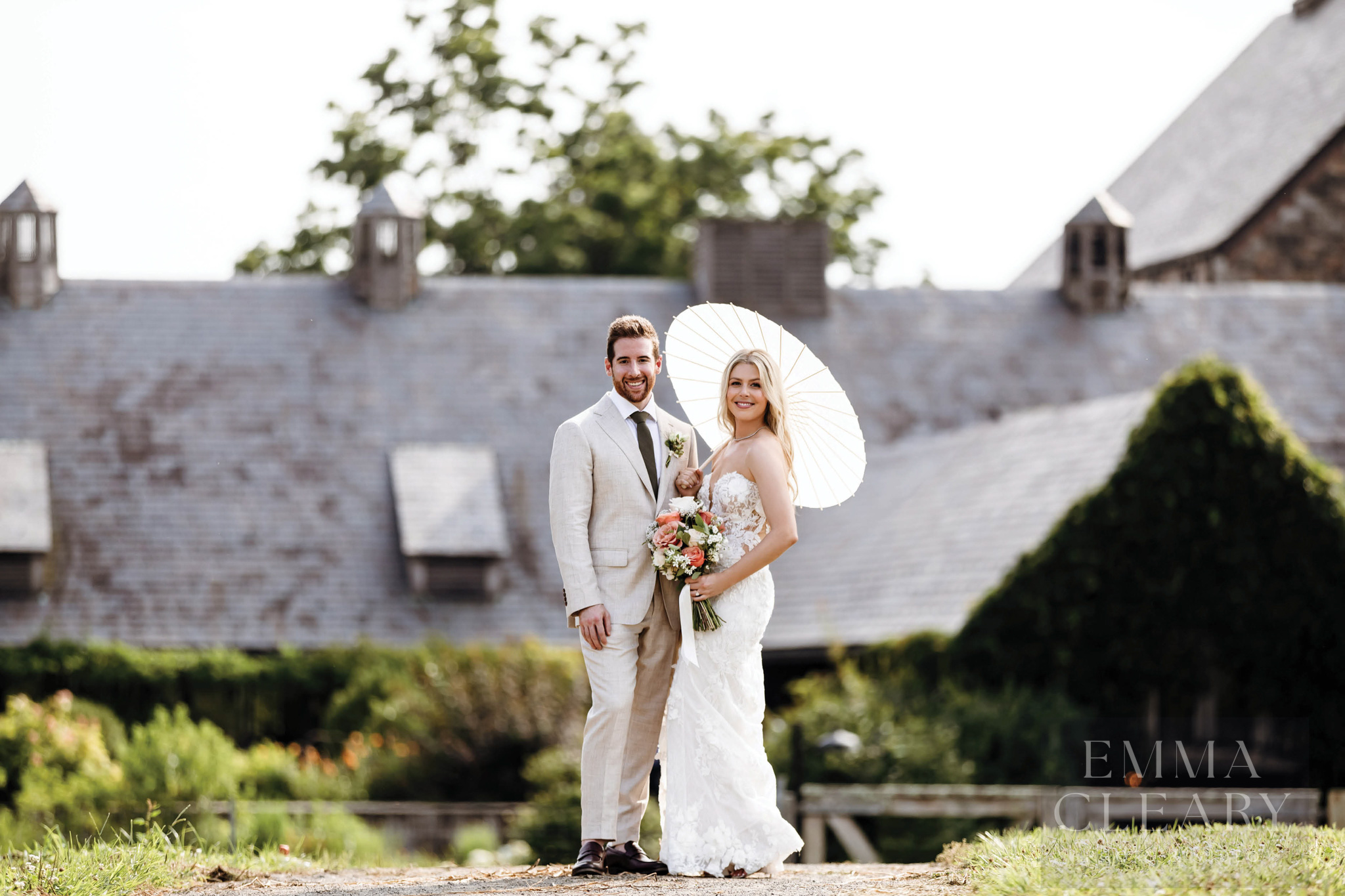 Wedding photo of the couple