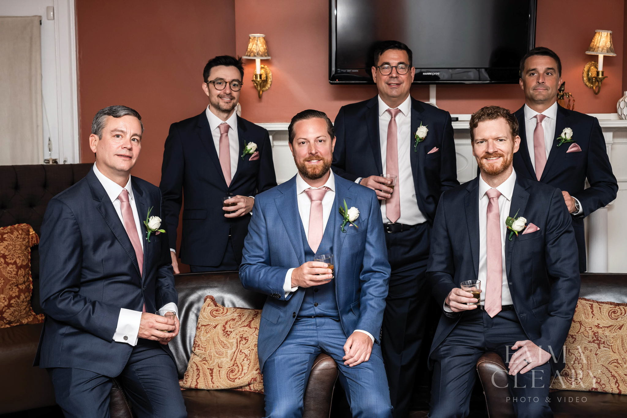 Groom and groomsmen