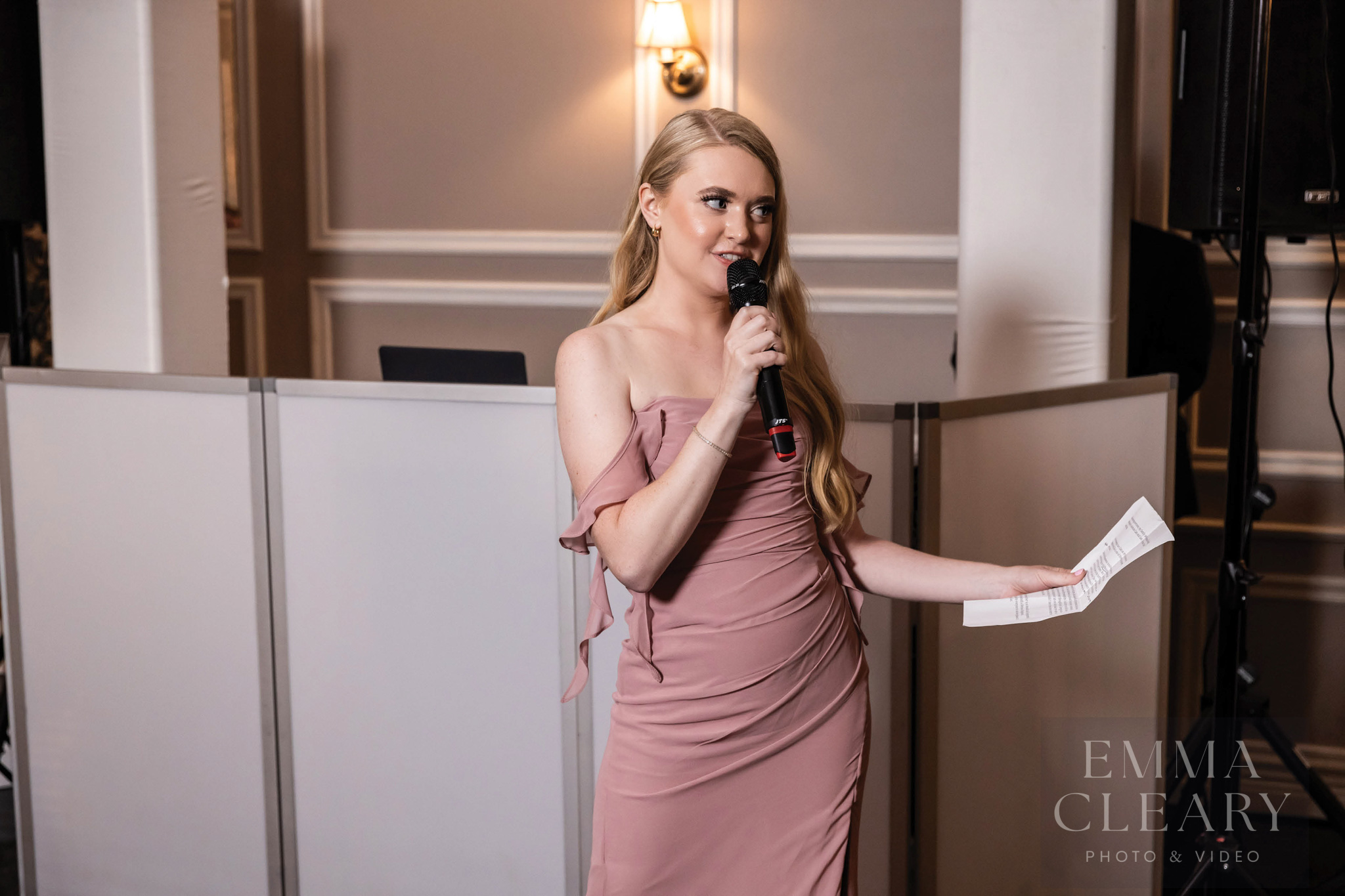 Bridesmaid's speech