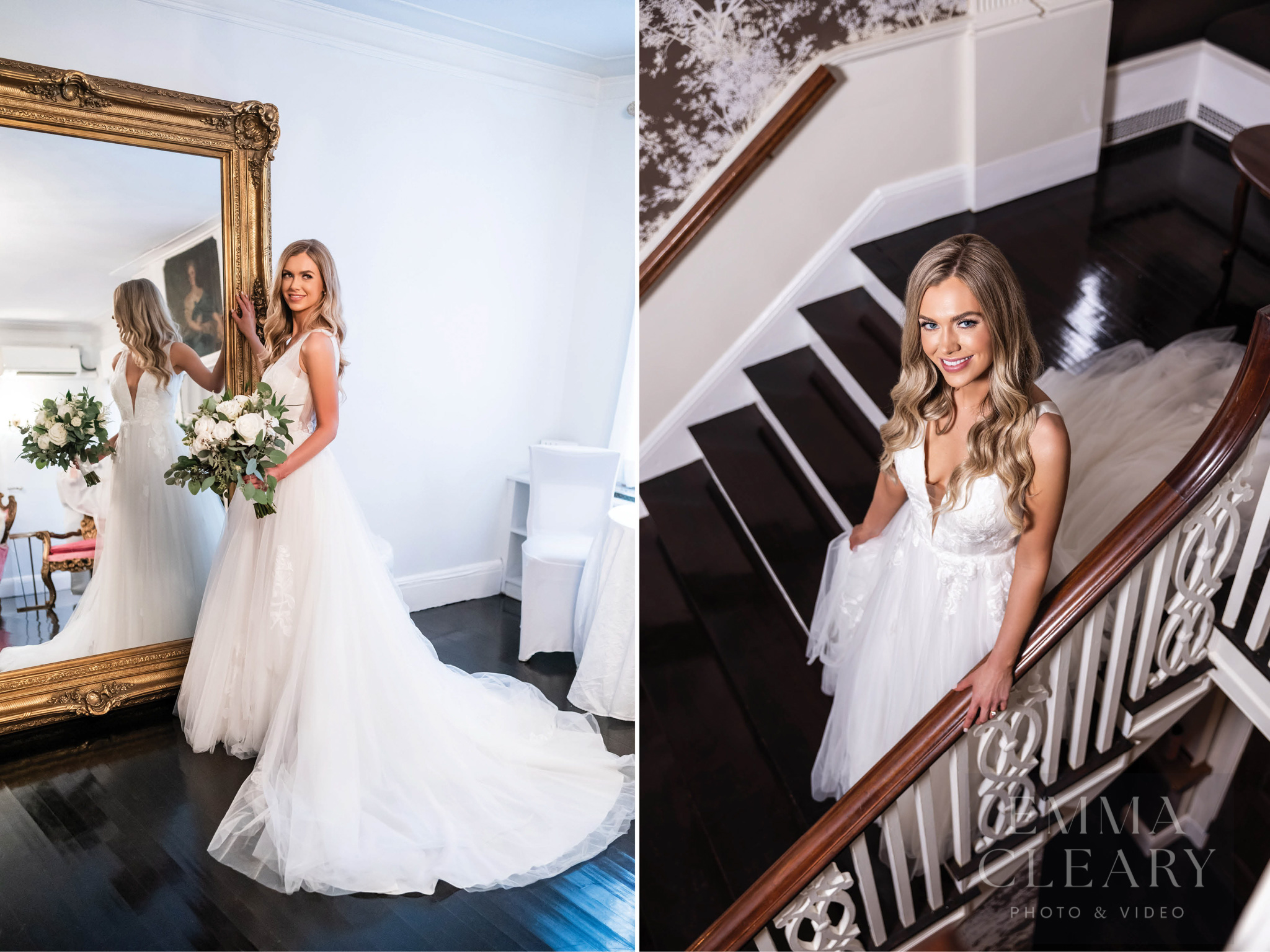 Wedding portrait of the bride