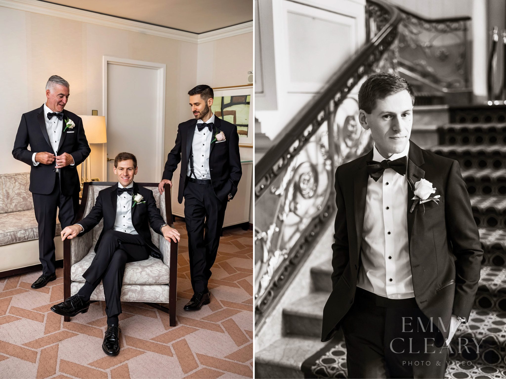 Groom and groomsmen