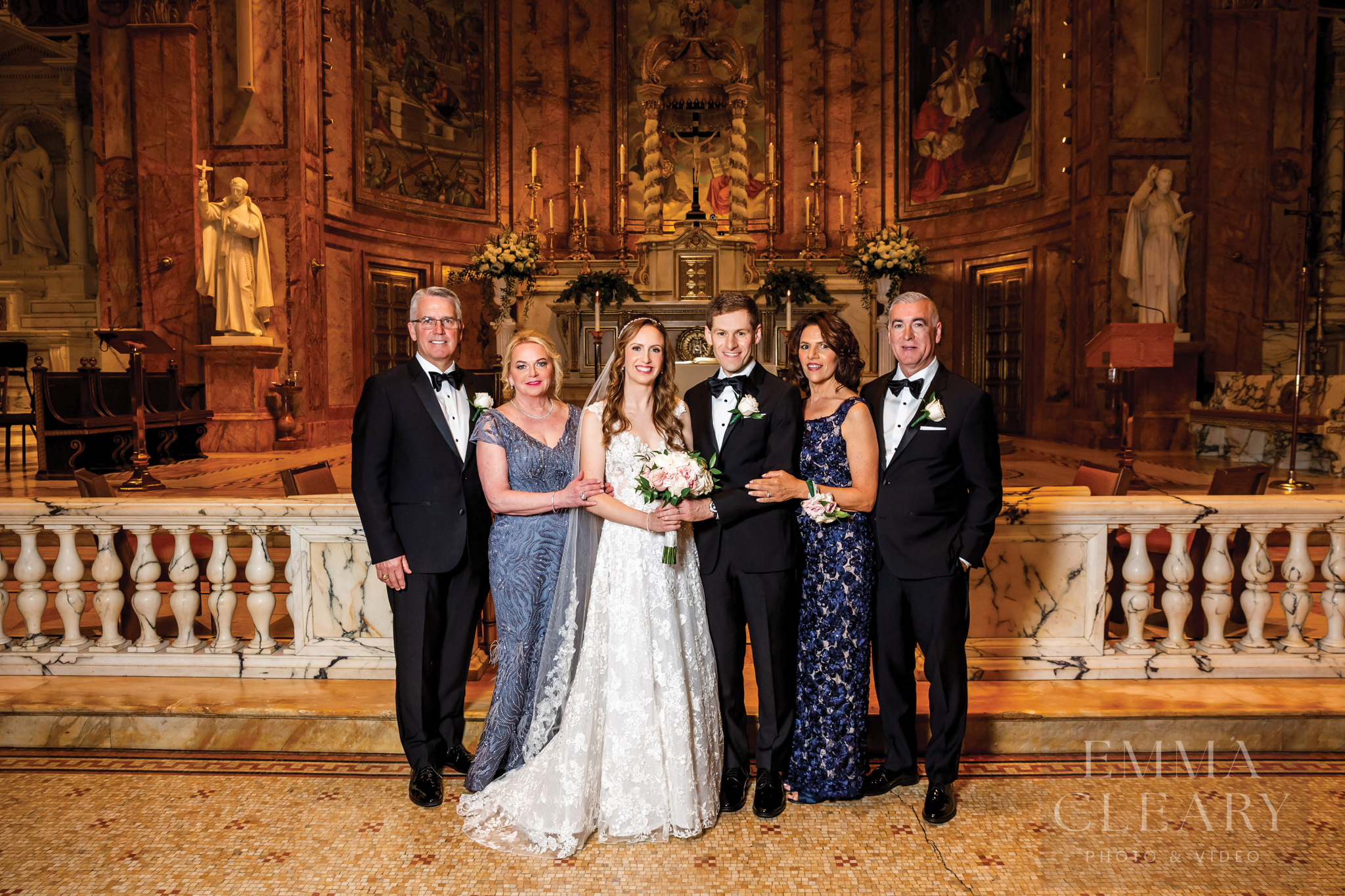 Group wedding portrait