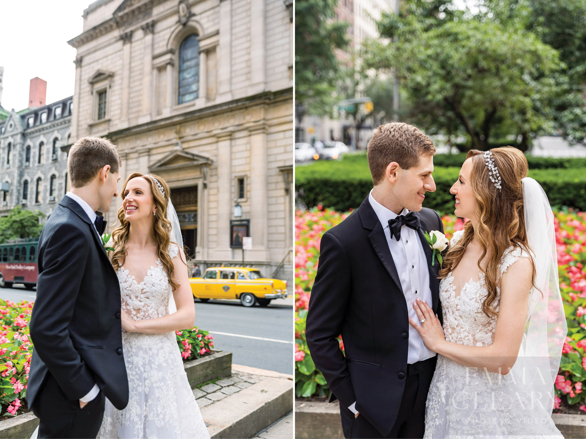 Wedding photo of the couple