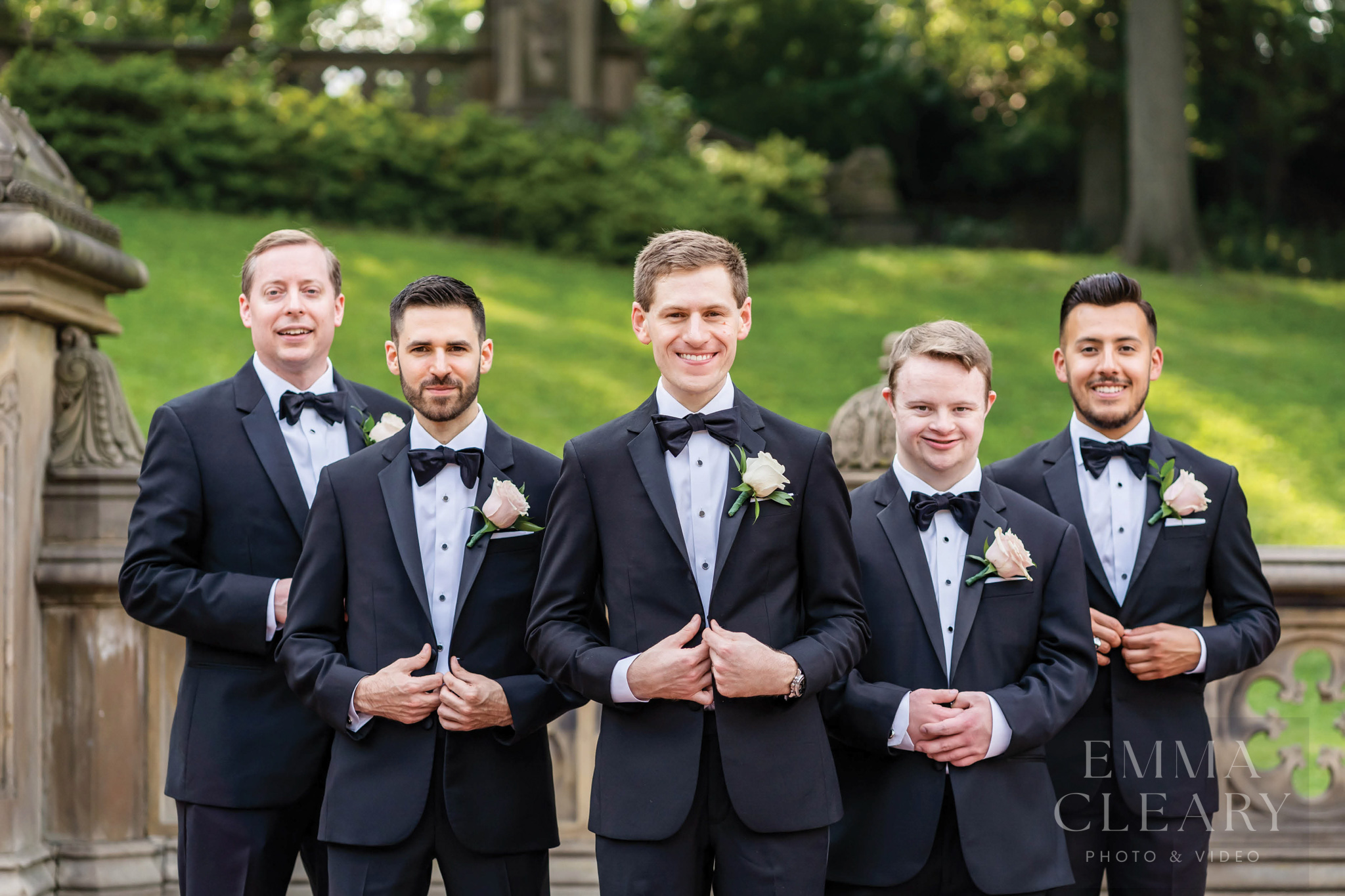 Groom and groomsmen