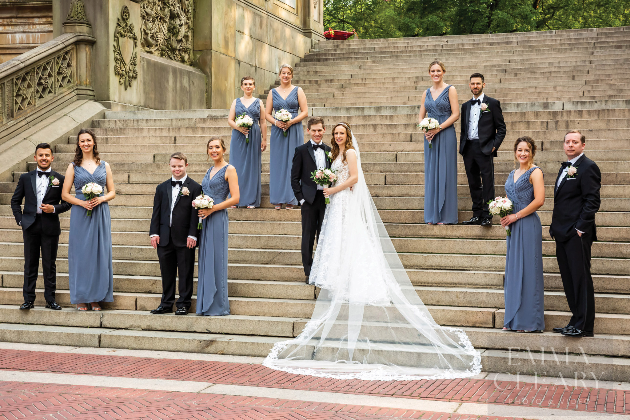 Group wedding portrait