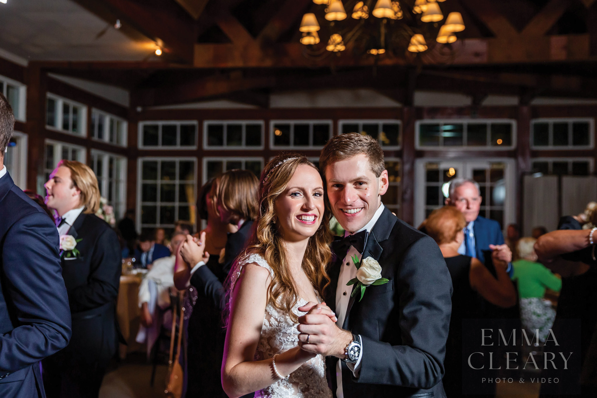 Portrait of the bride and groom