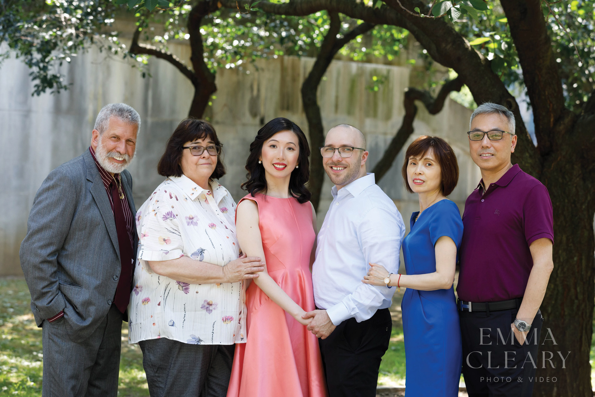 Group wedding portrait