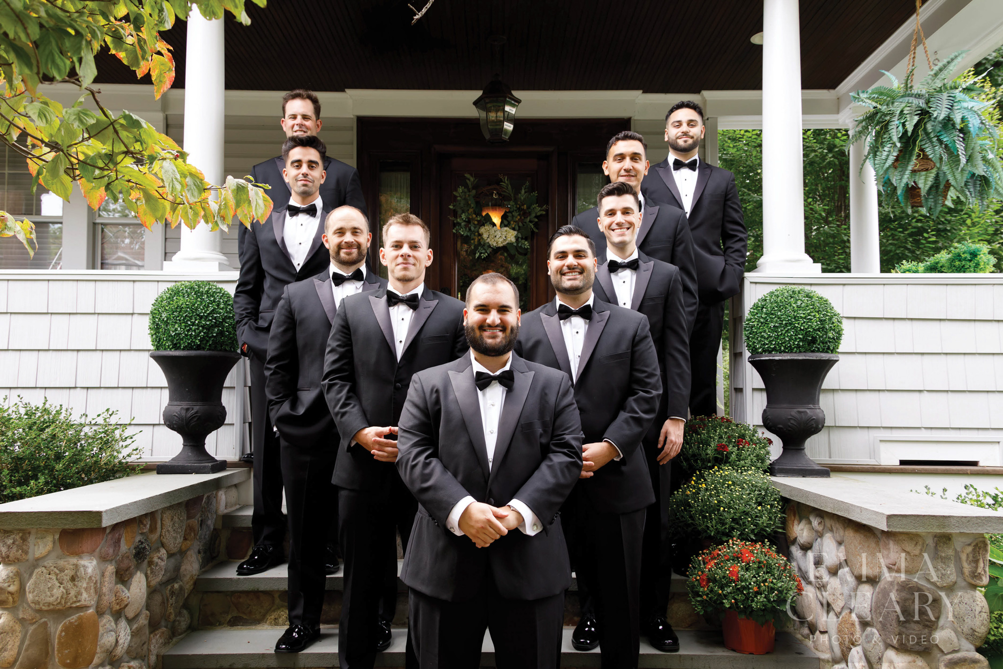 Groom and groomsmen