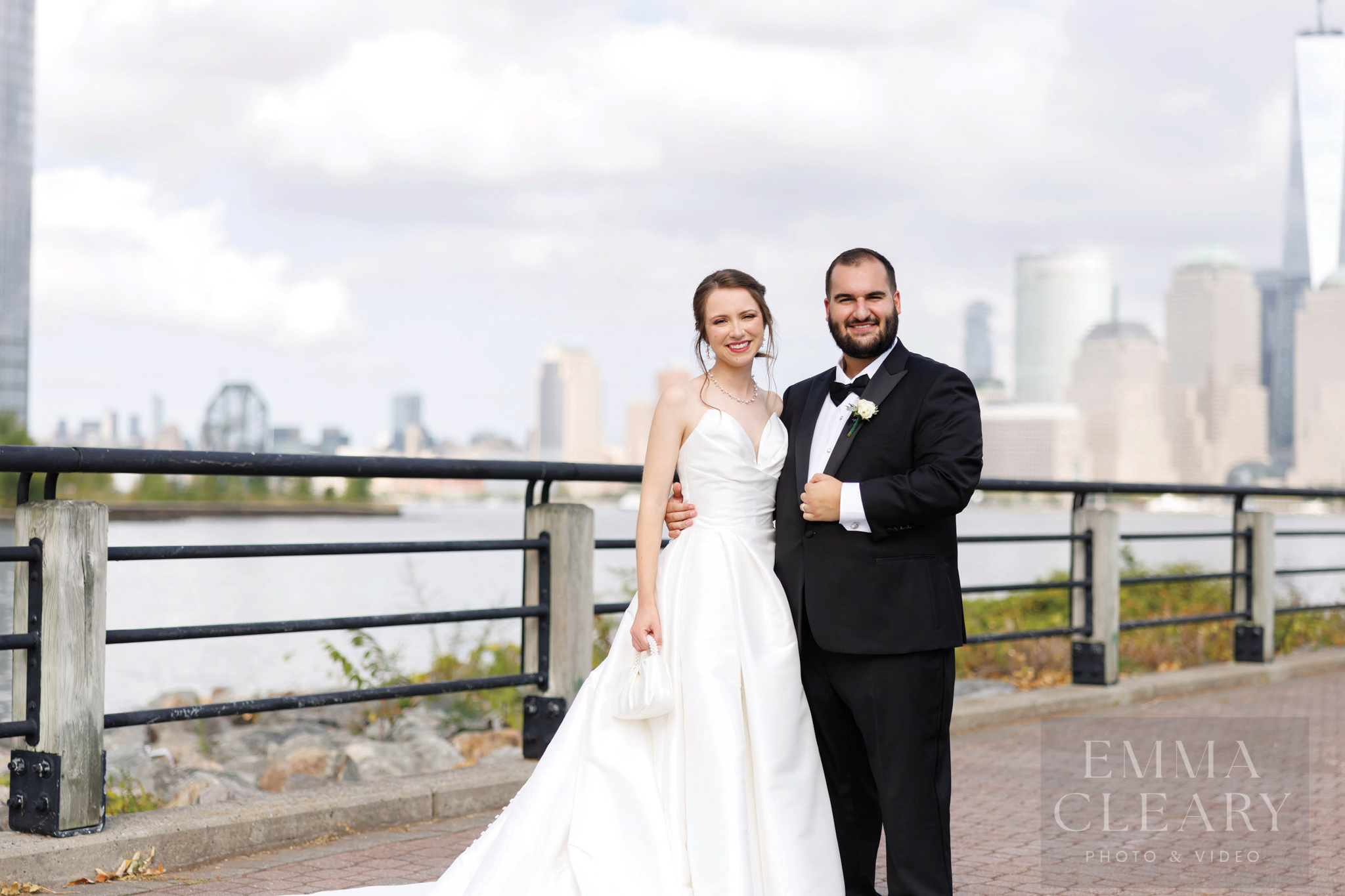 Wedding portrait of a couple