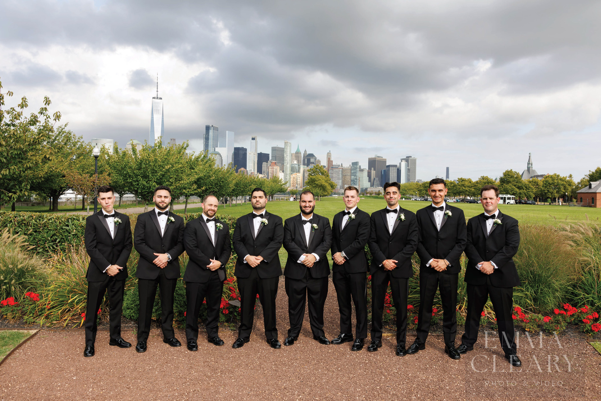 Groom and groomsmen