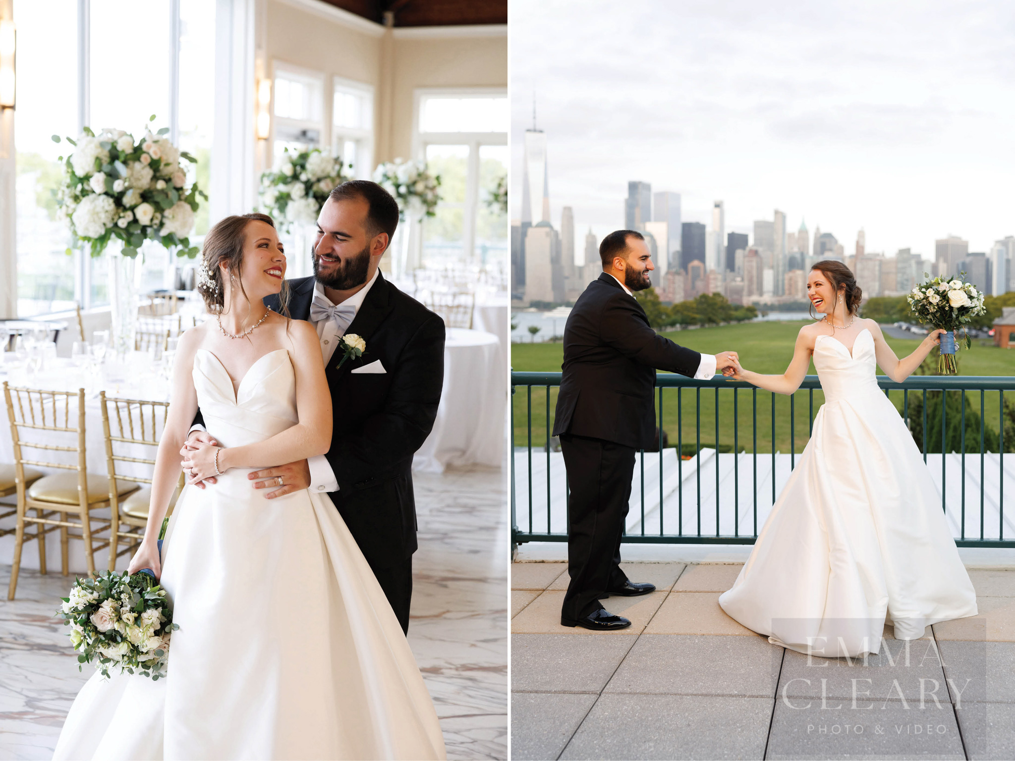 Liberty House Portrait of the bride and groom