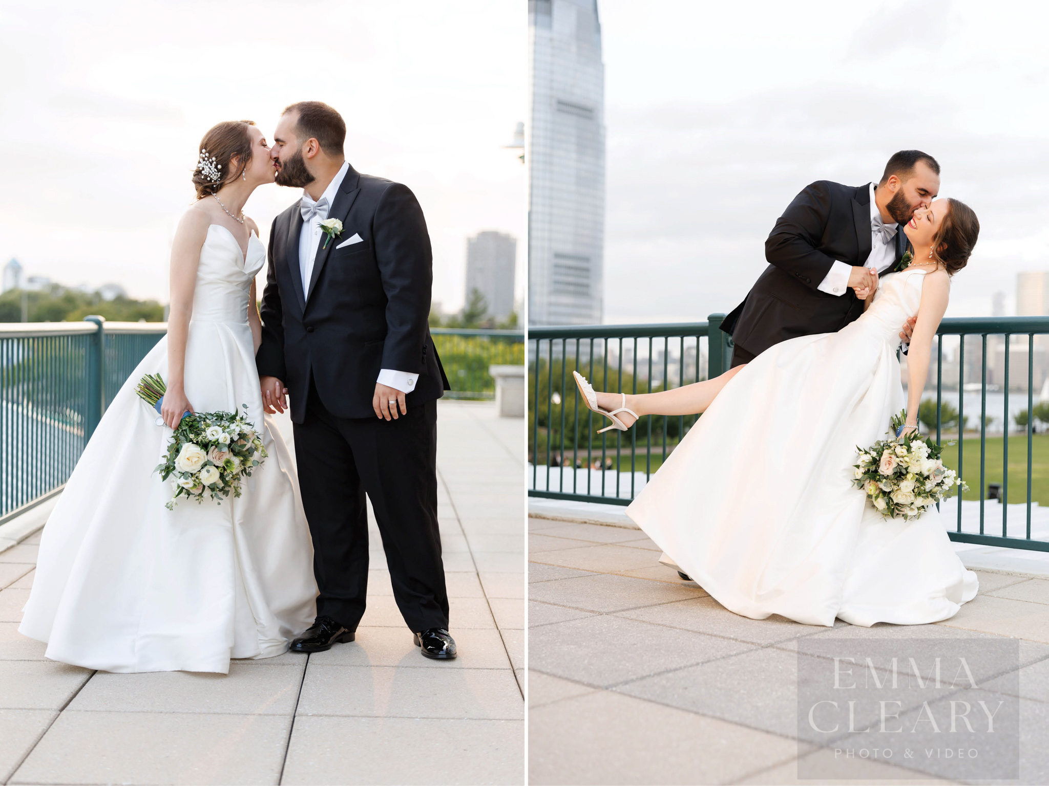 Liberty House Wedding kiss