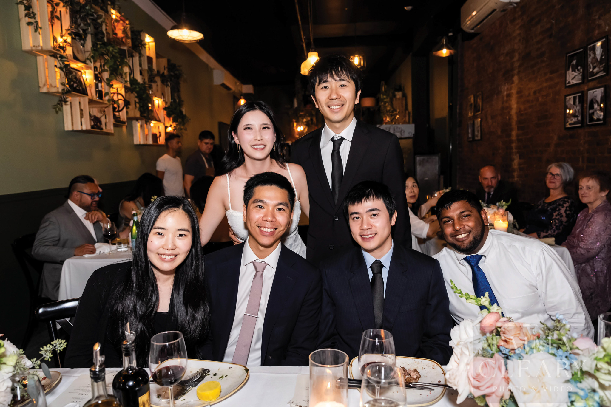 Group wedding portrait