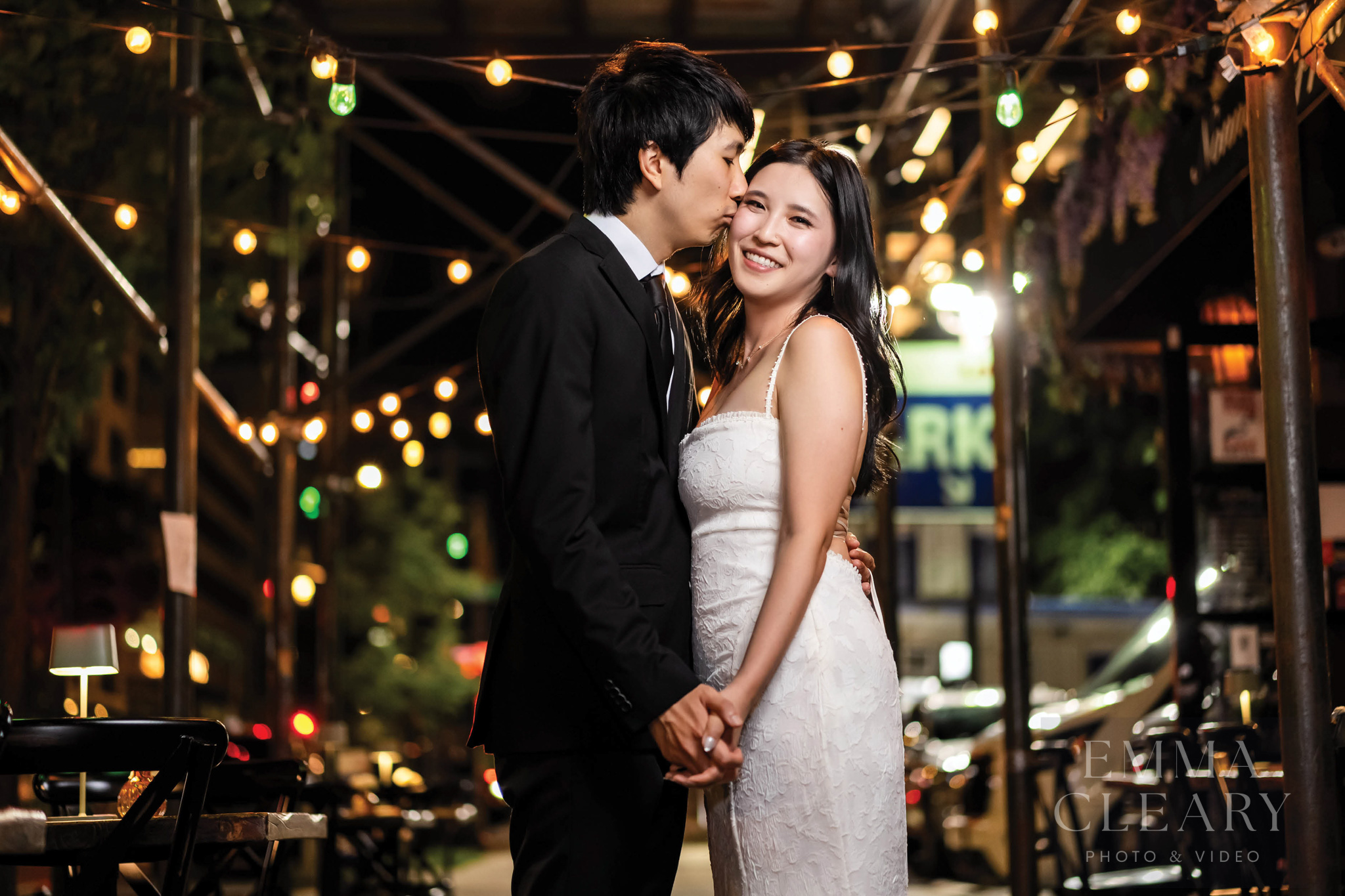 Couple's night photo