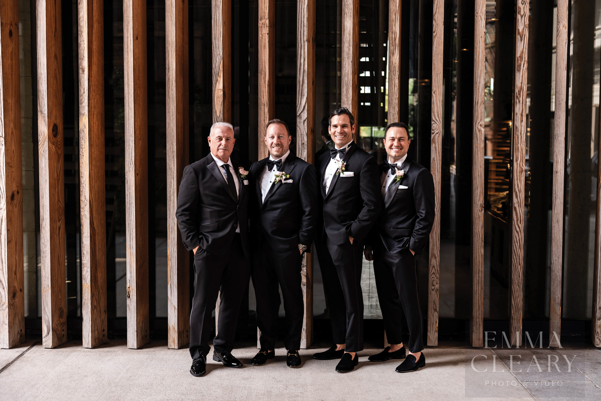 Groom and groomsmen