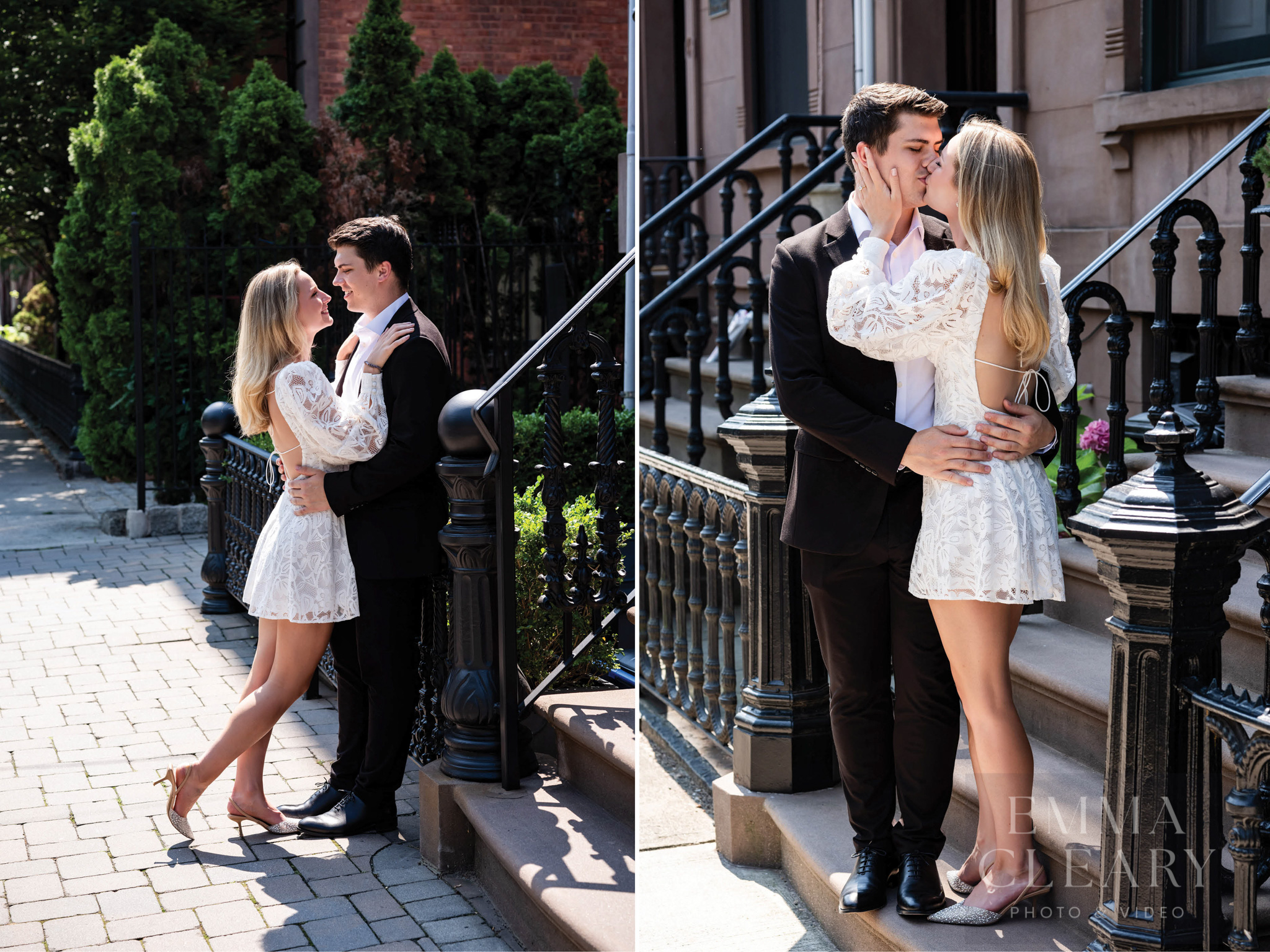A couple's kiss
