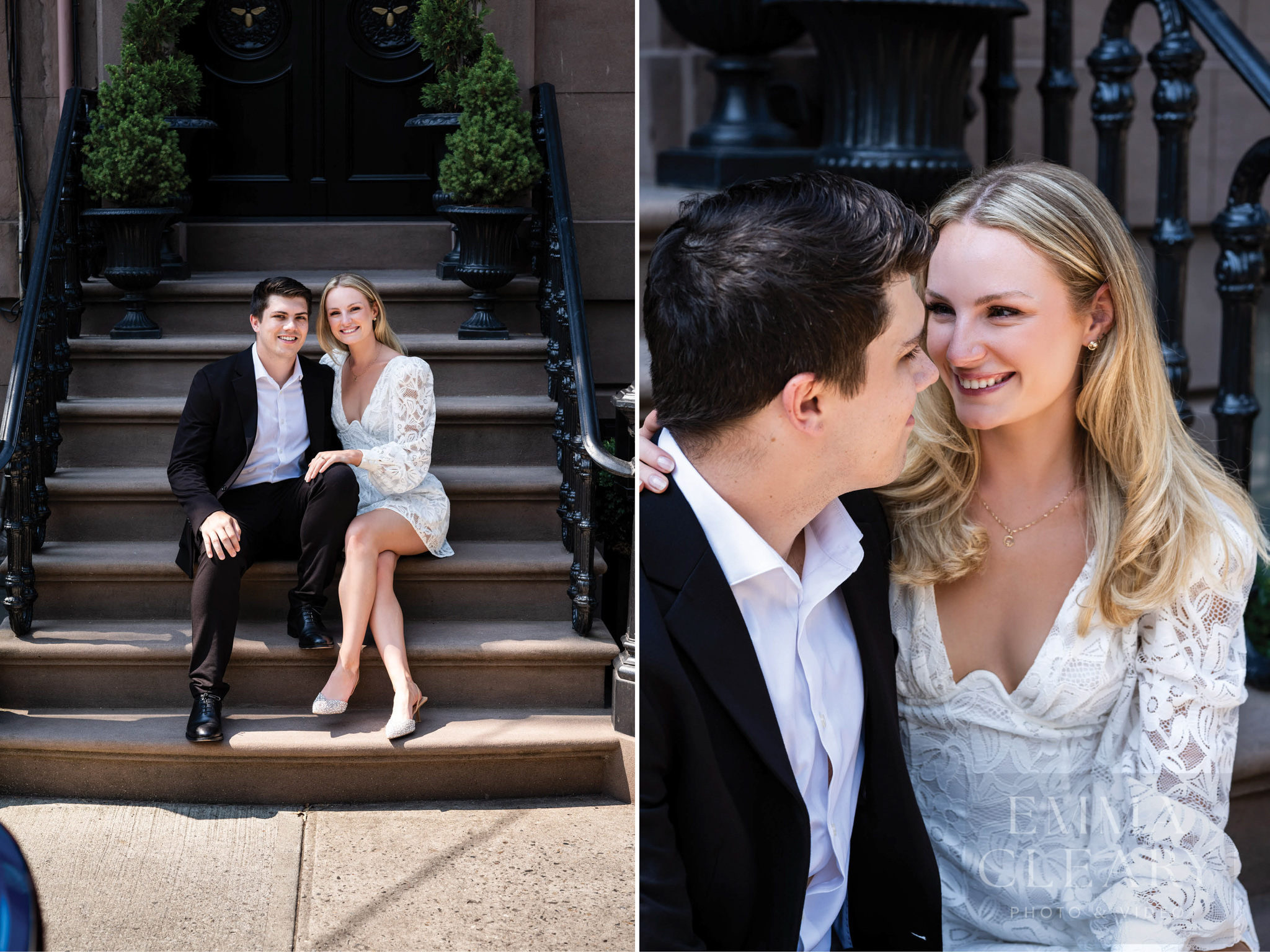 Urban portrait of a couple