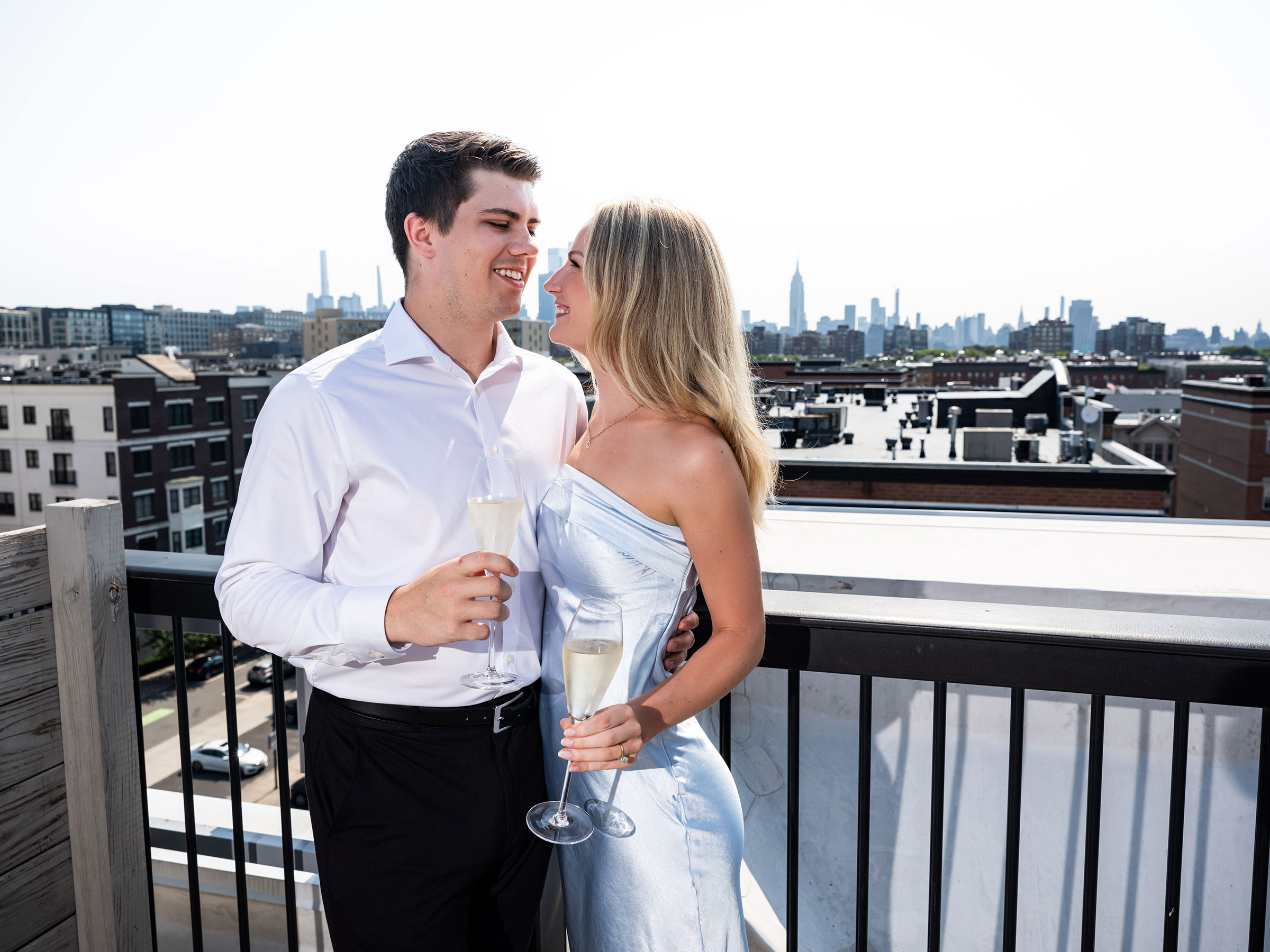 Rooftop Engagement shoot