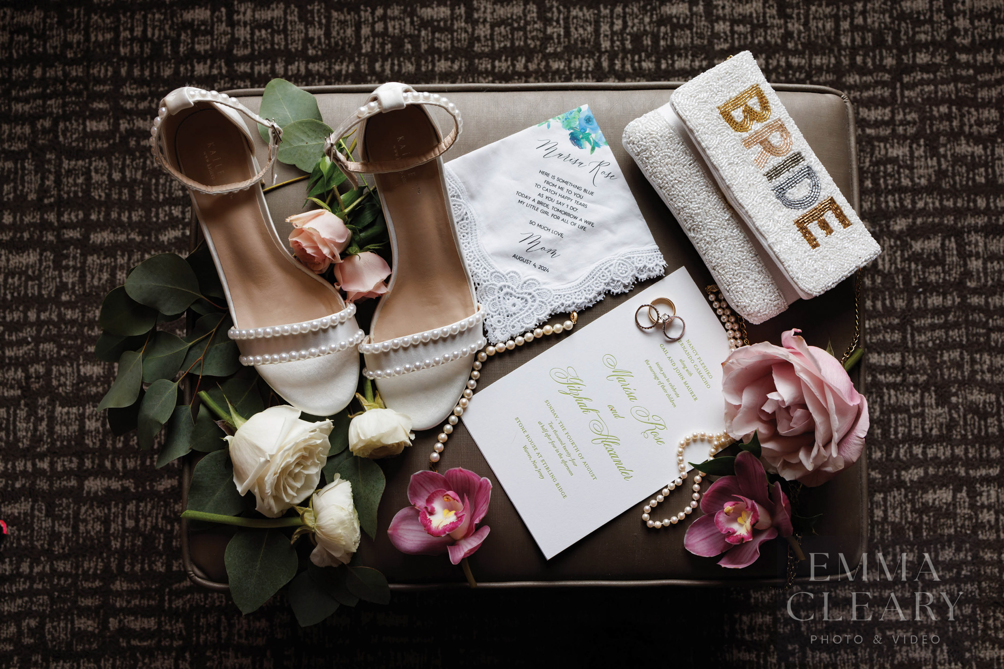 Wedding bridal details