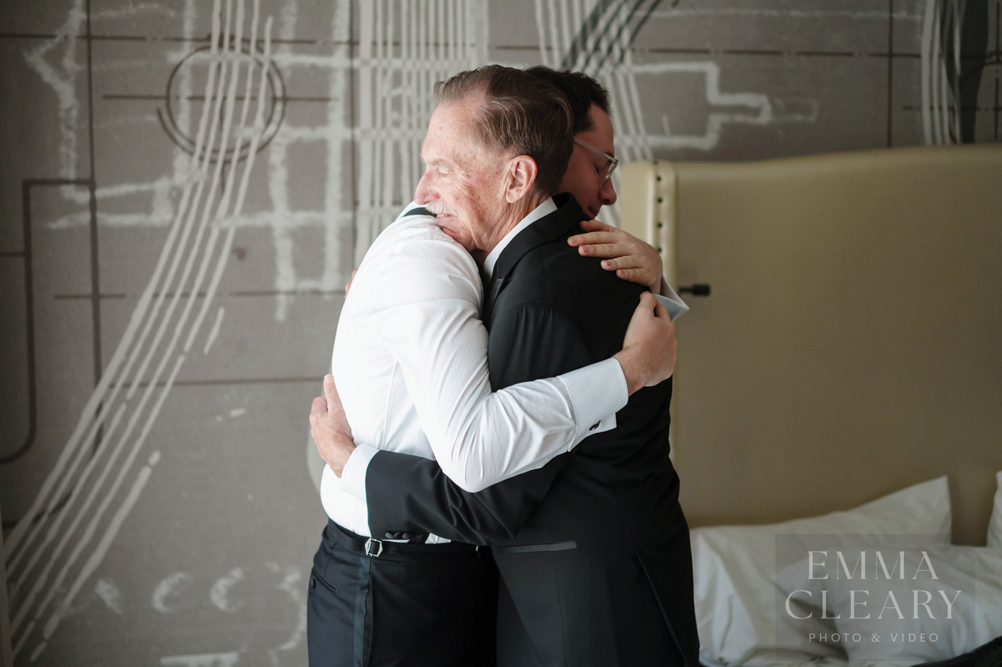 The groom and the father