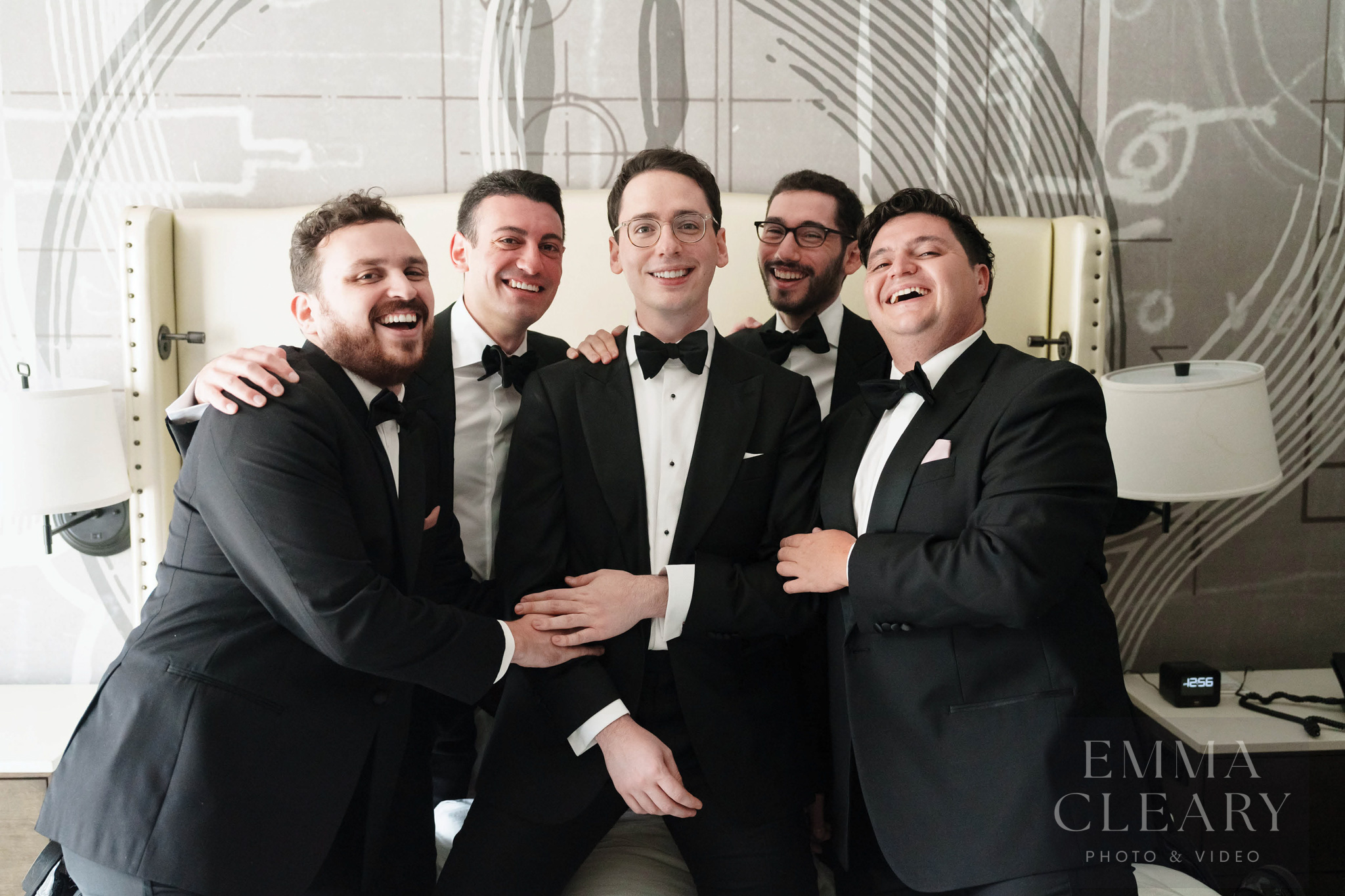 Groom and groomsmen