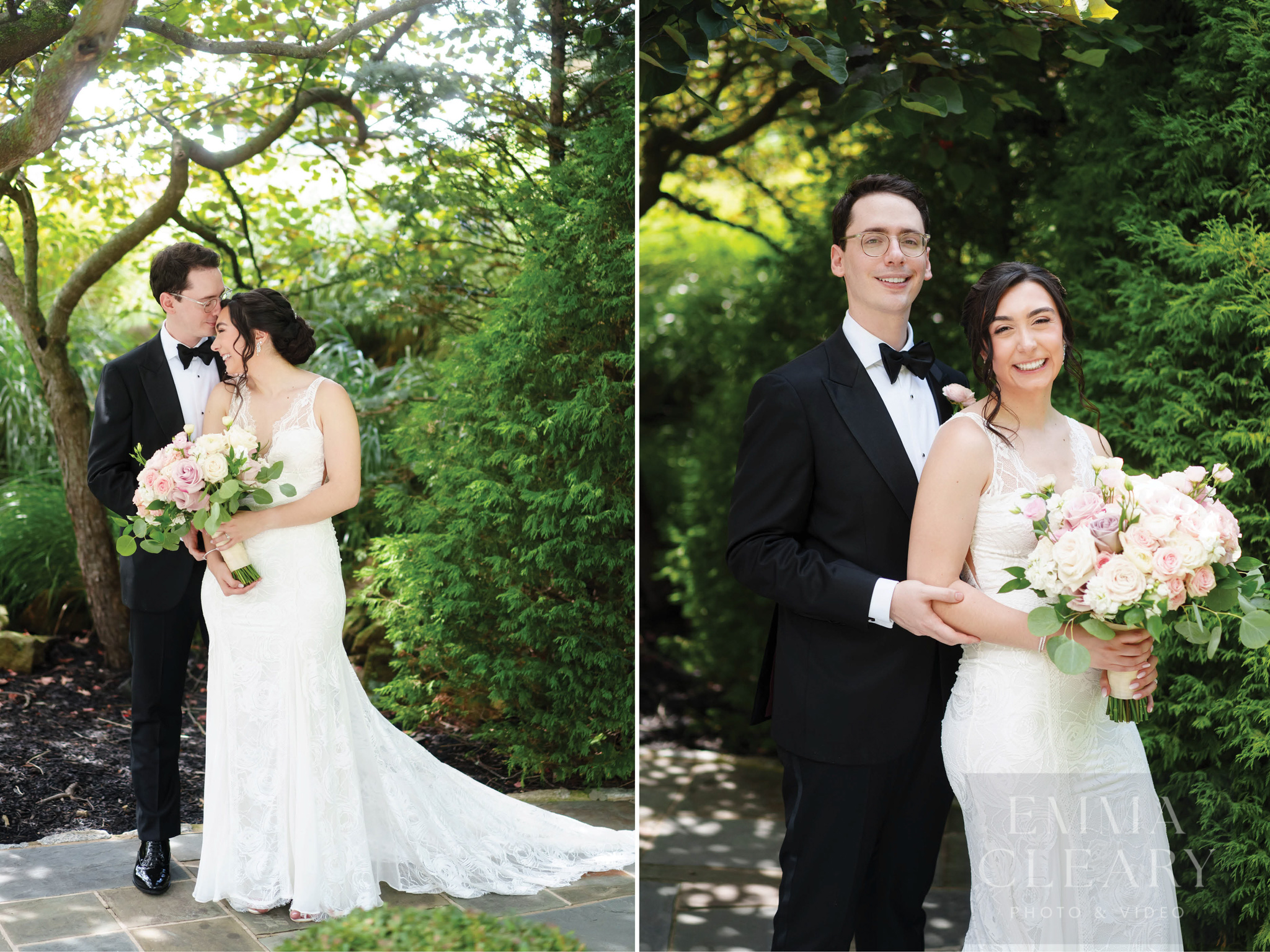 Wedding photo of the couple