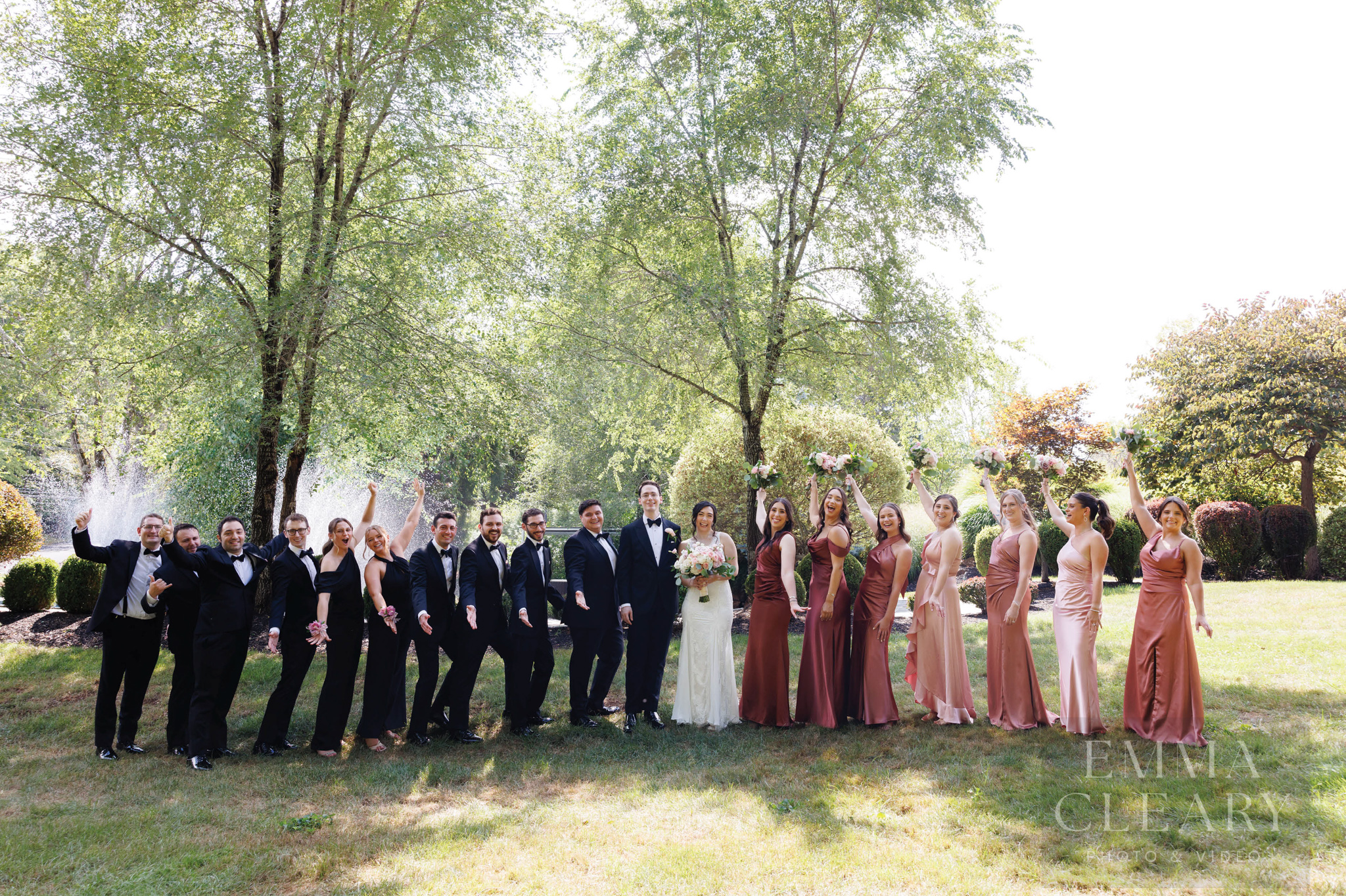 Group wedding portrait