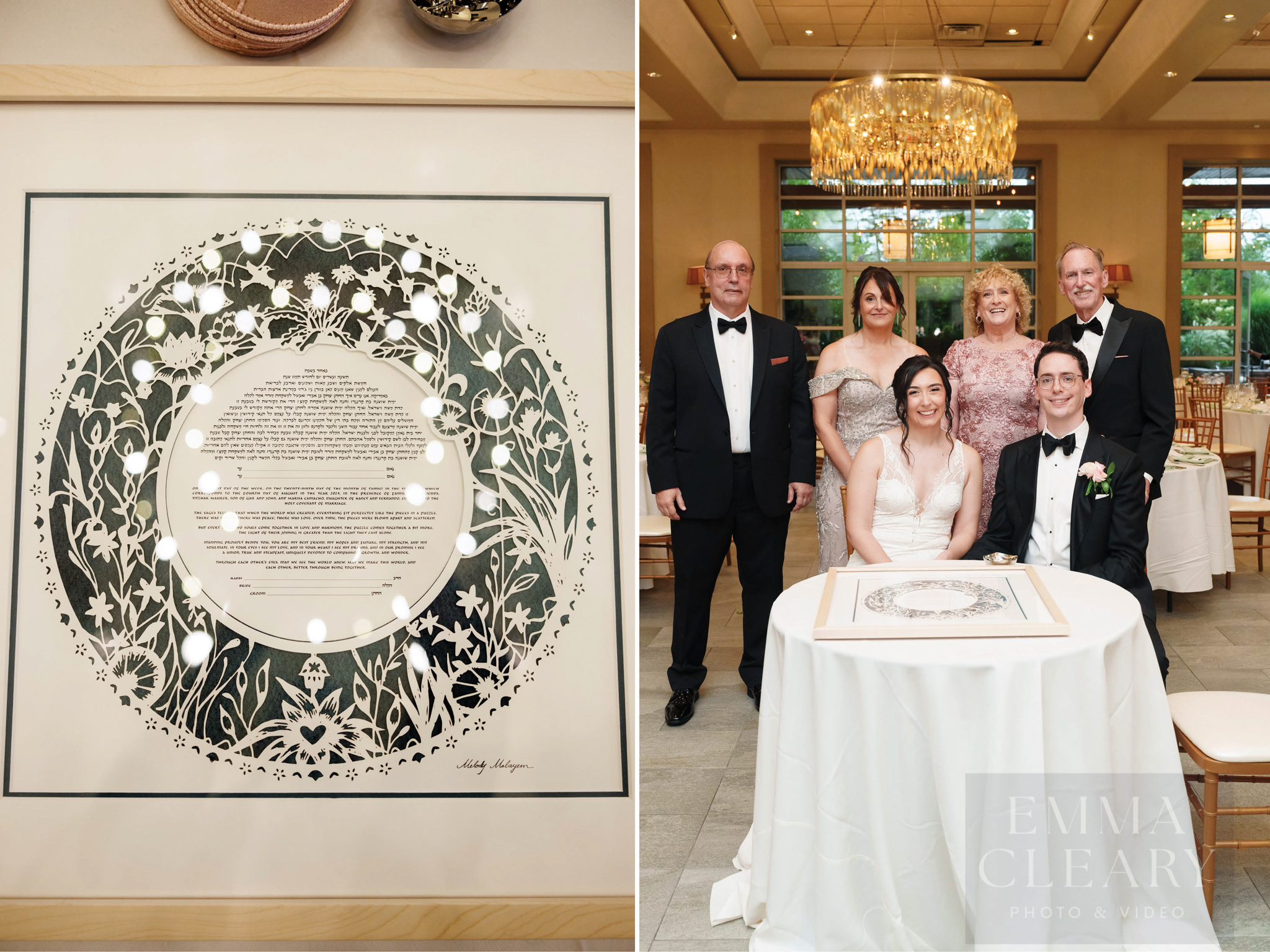 Group wedding portrait