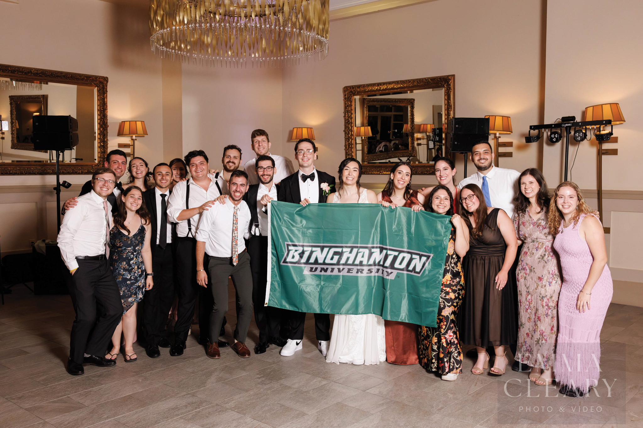 Group wedding portrait