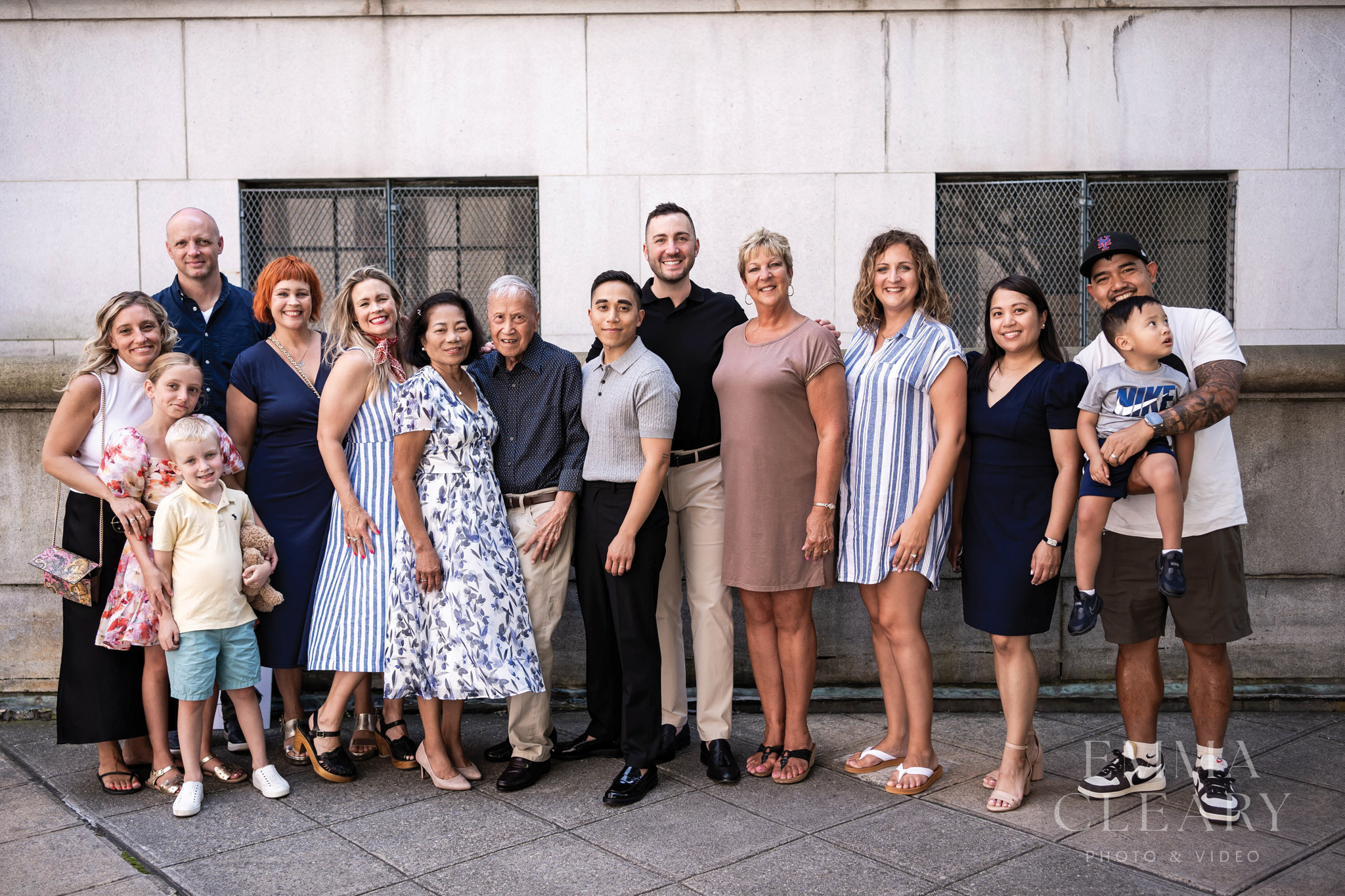 Group wedding portrait